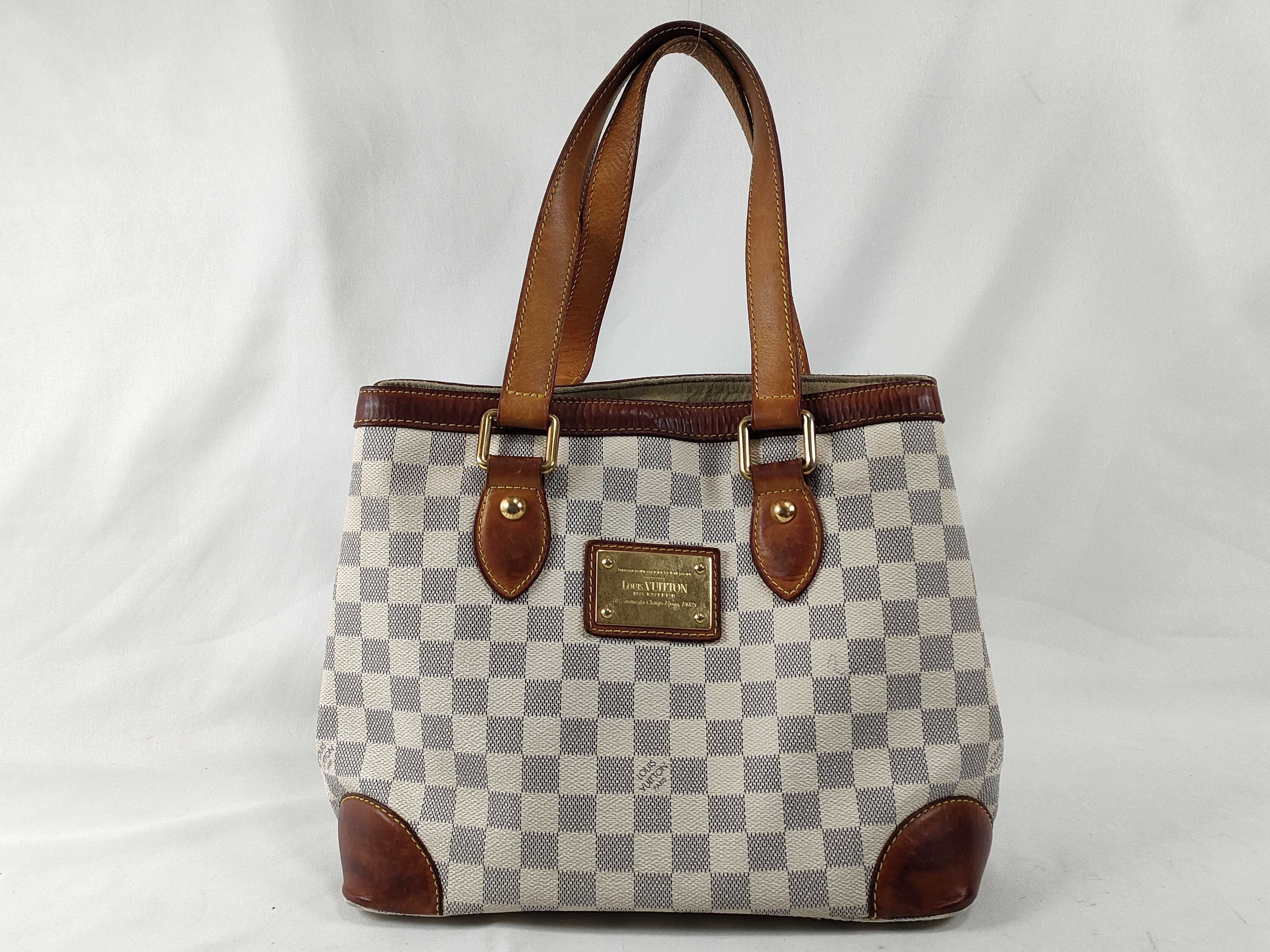 Damier Azur LV Damier Azur Hampstead PM N51207 CA4042 Tote Bag