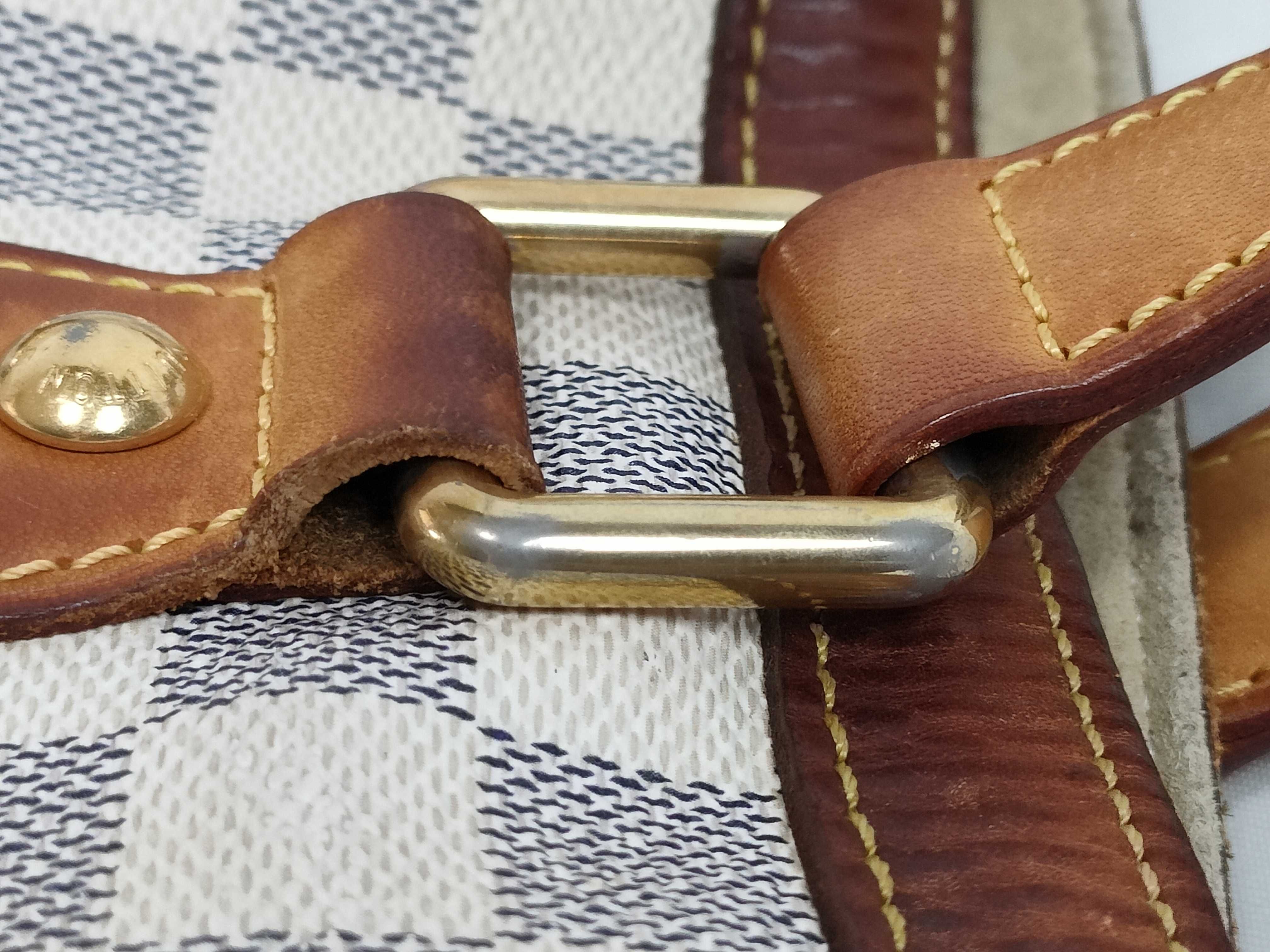 Damier Azur LV Damier Azur Hampstead PM N51207 CA4042 Tote Bag — view 5