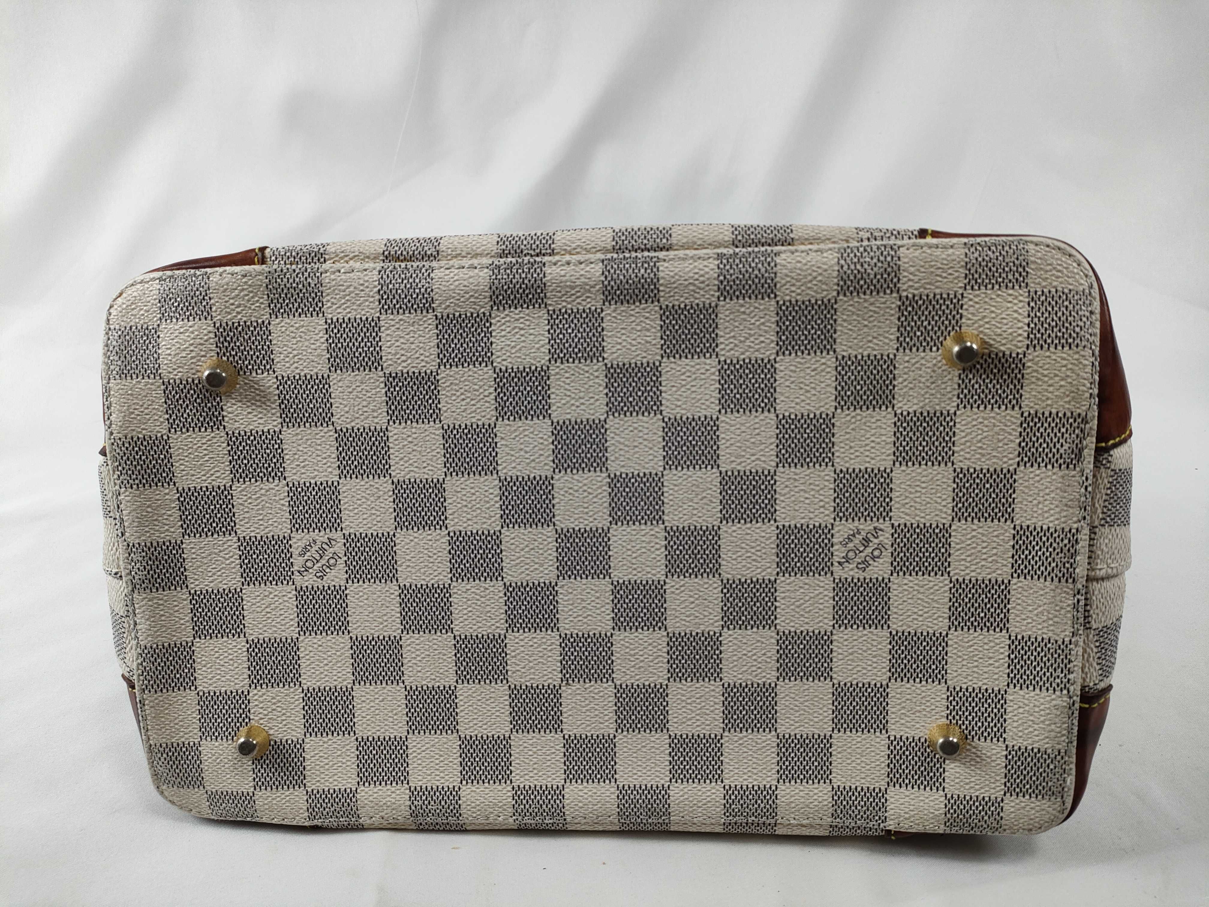Damier Azur LV Damier Azur Hampstead PM N51207 CA4042 Tote Bag — view 7