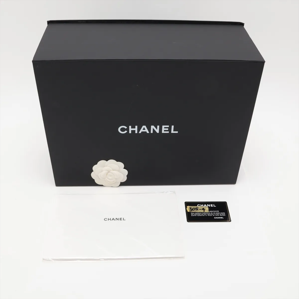 [Individually packaged] Chanel Large Matelassé 30 Caviar Skin Double Flap Double Chain Bag, Black with Gold Hardware, 14694592, Serial Number 14, A58600 — view 10
