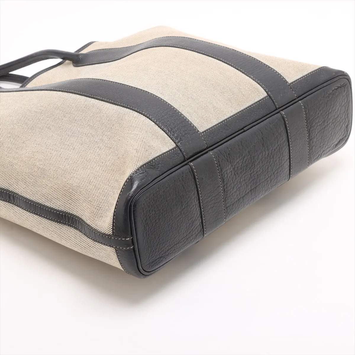 Garden File MM Toile Ash x Buffle Beige x Black Silver Hardware H:2004 — view 4