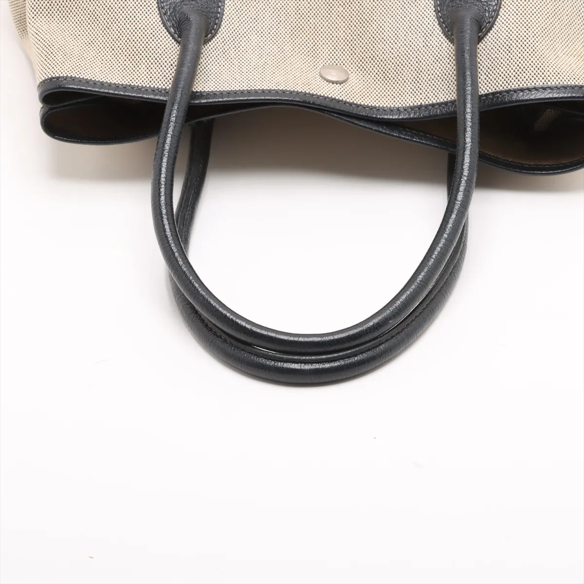 Garden File MM Toile Ash x Buffle Beige x Black Silver Hardware H:2004 — view 5