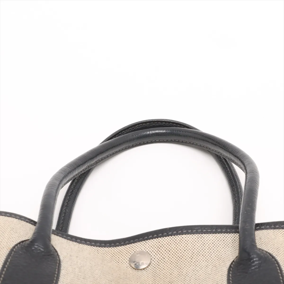 Garden File MM Toile Ash x Buffle Beige x Black Silver Hardware H:2004 — view 6