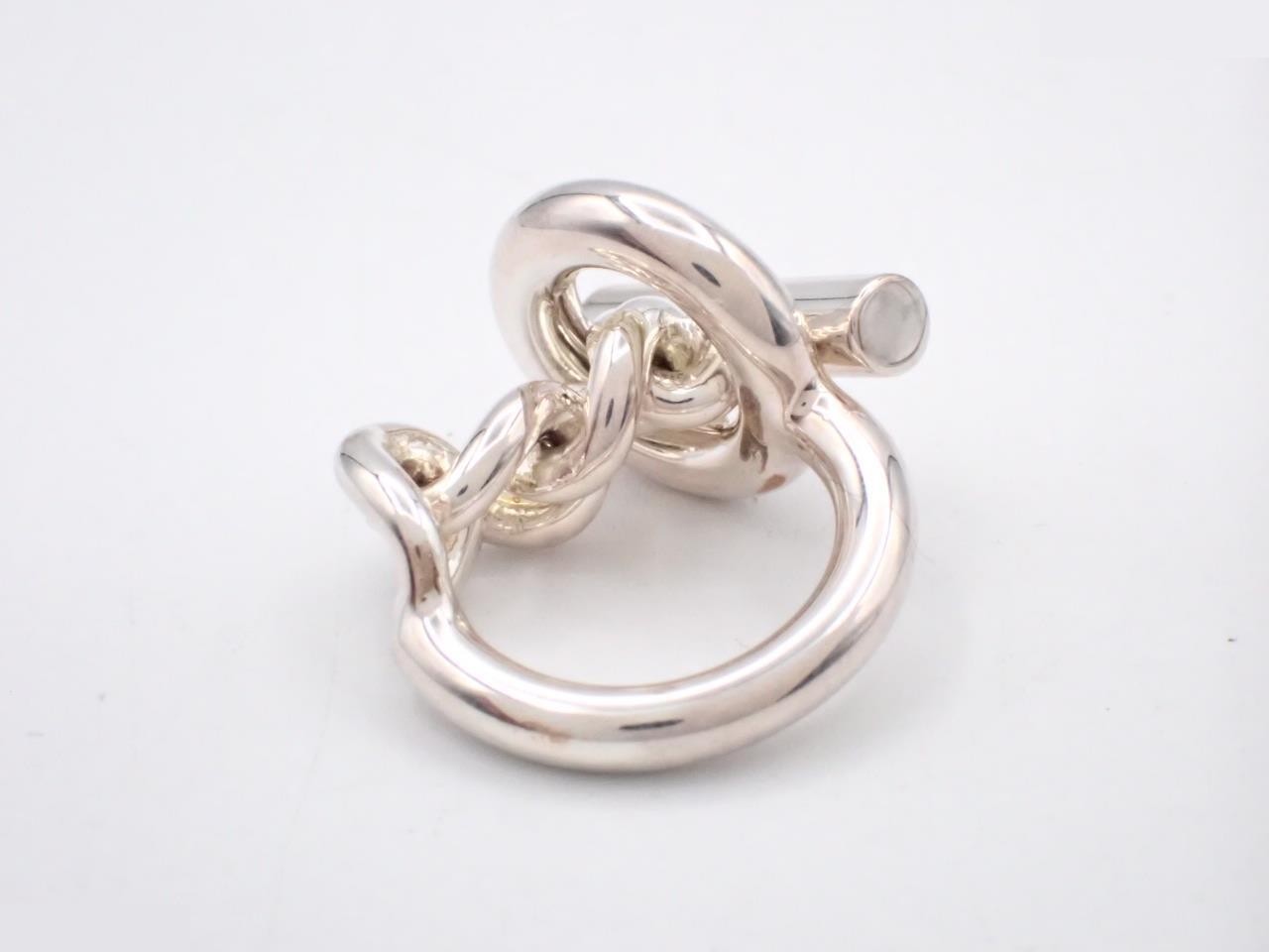 SV925/15.6g Croisette Ring, Stamped 50, Actual Size #8.5 — view 2