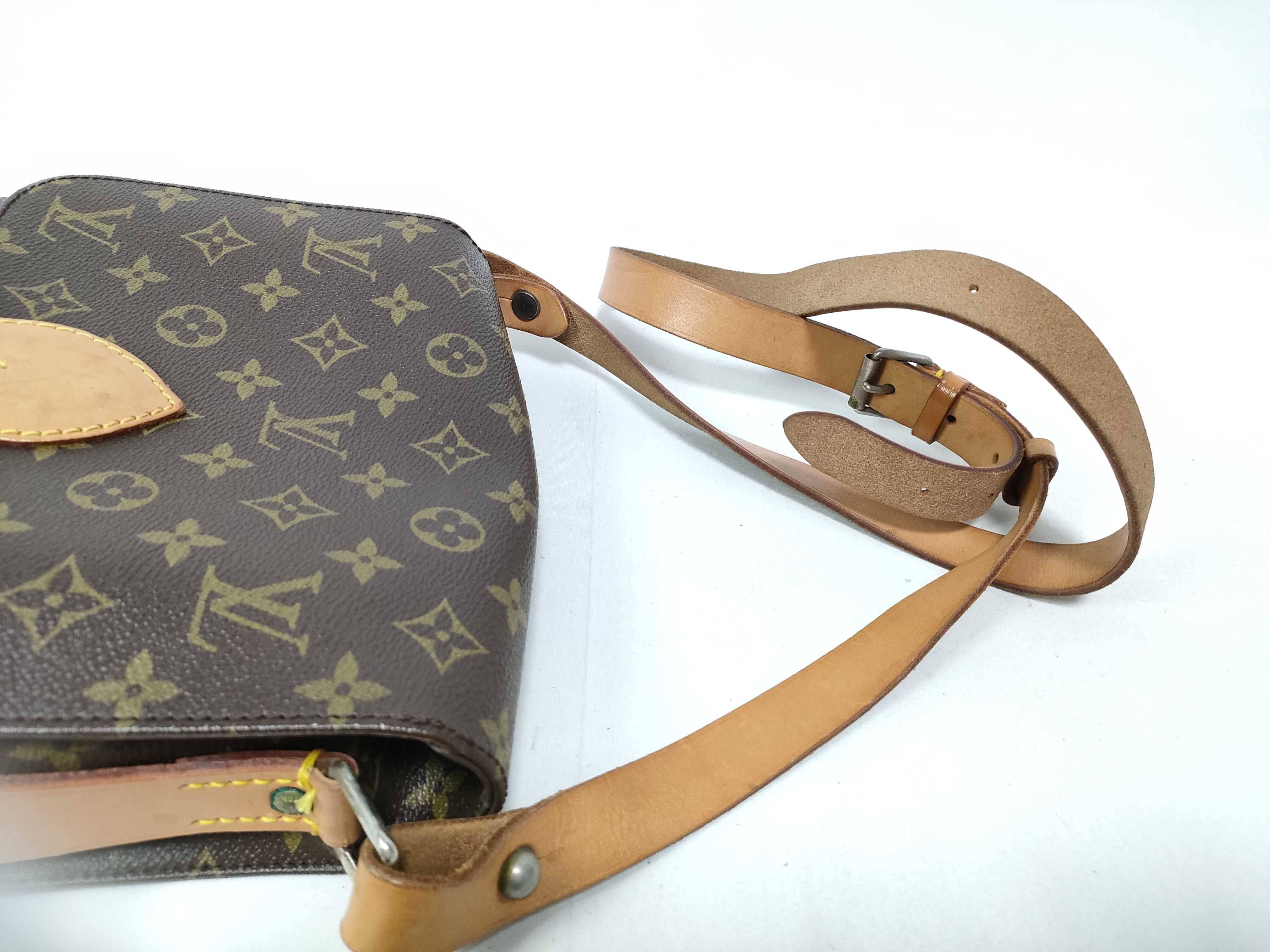 Monogram Louis Vuitton Monogram M51253 Cartouchiere MM 841 Shoulder Bag — view 10