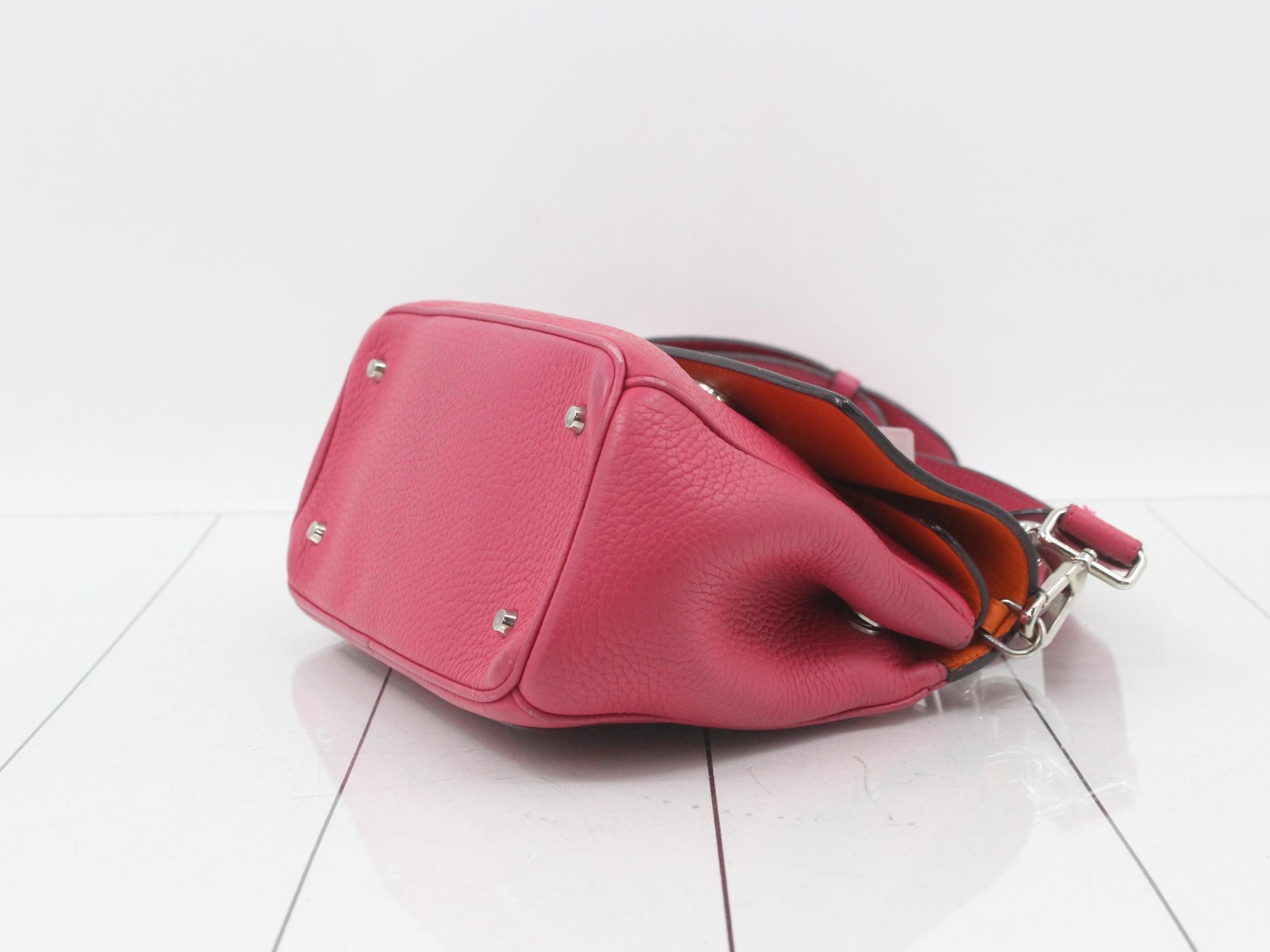 Be Dior Leather 2-Way Shoulder/Handbag, Pink — view 6