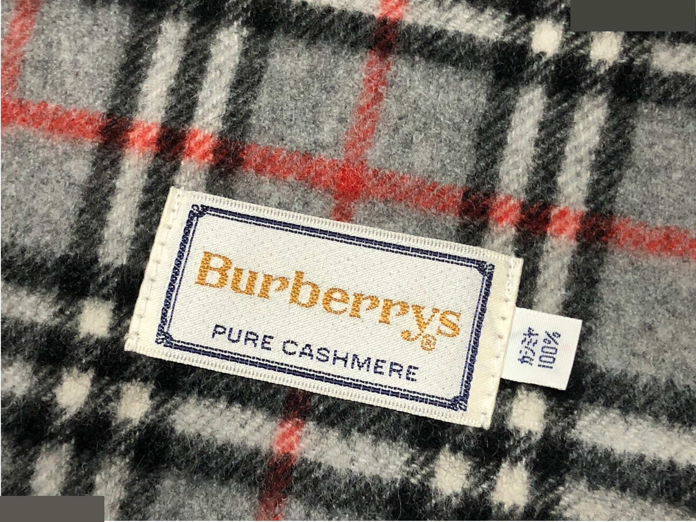 scarf, check pattern, 100% cashmere. — view 3