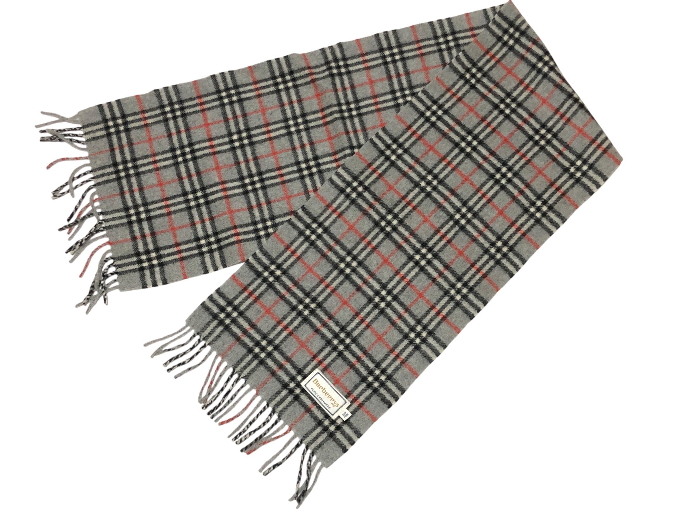 scarf, check pattern, 100% cashmere. — view 4