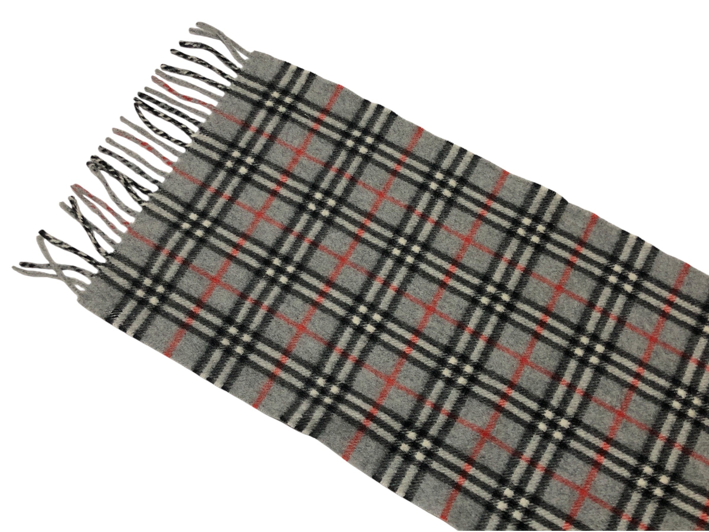 scarf, check pattern, 100% cashmere. — view 8