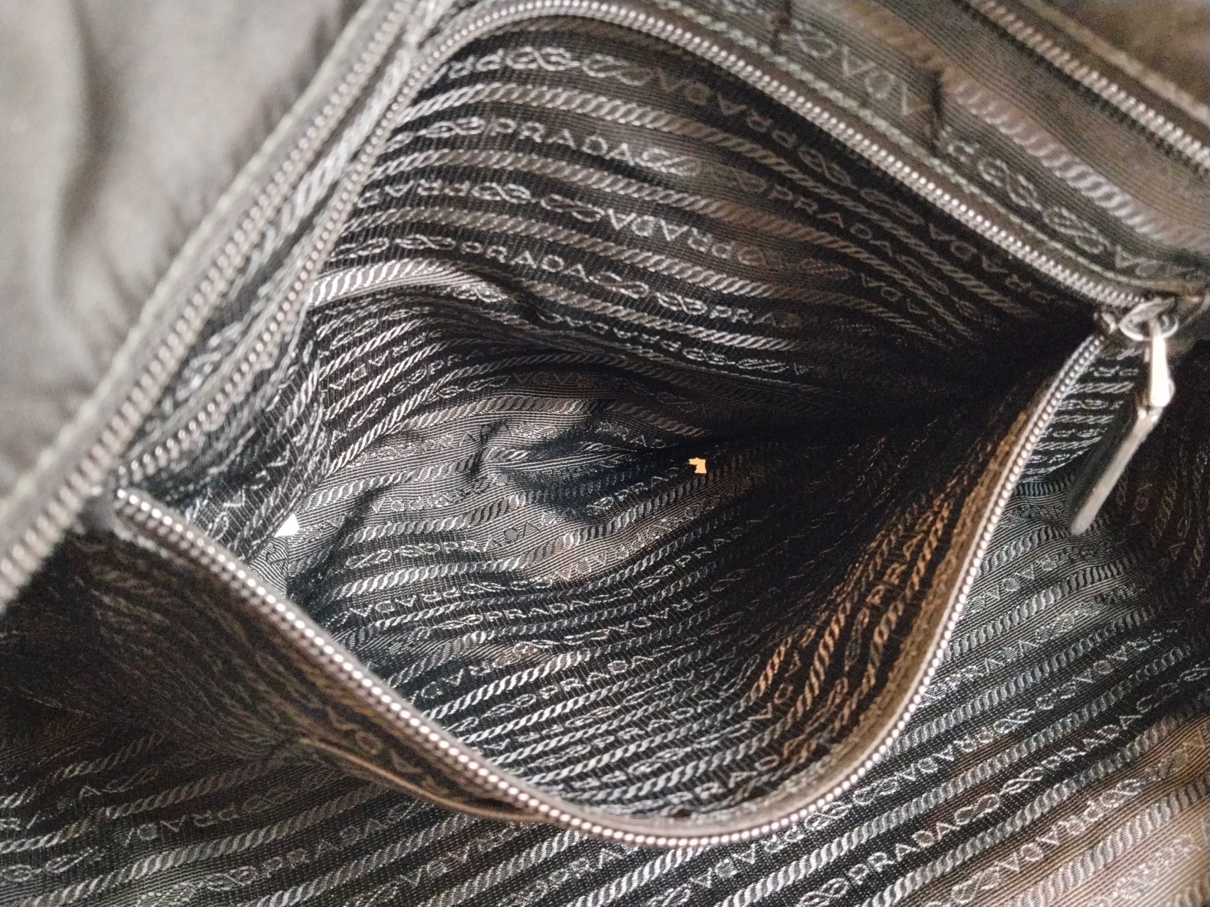 Nylon PH- Tessuto Black Nylon Zip Tote Bag — view 13