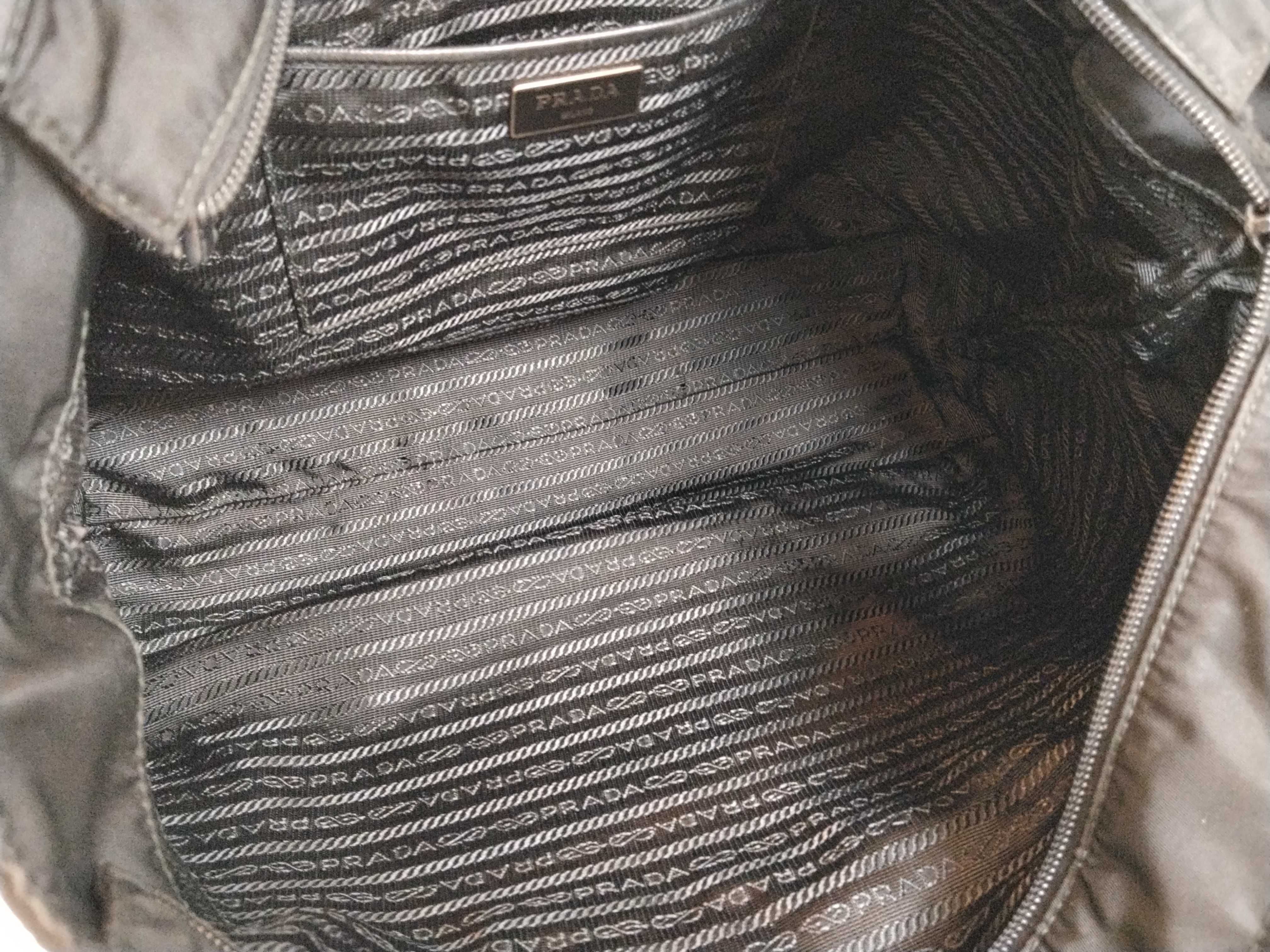 Nylon PH- Tessuto Black Nylon Zip Tote Bag — view 10