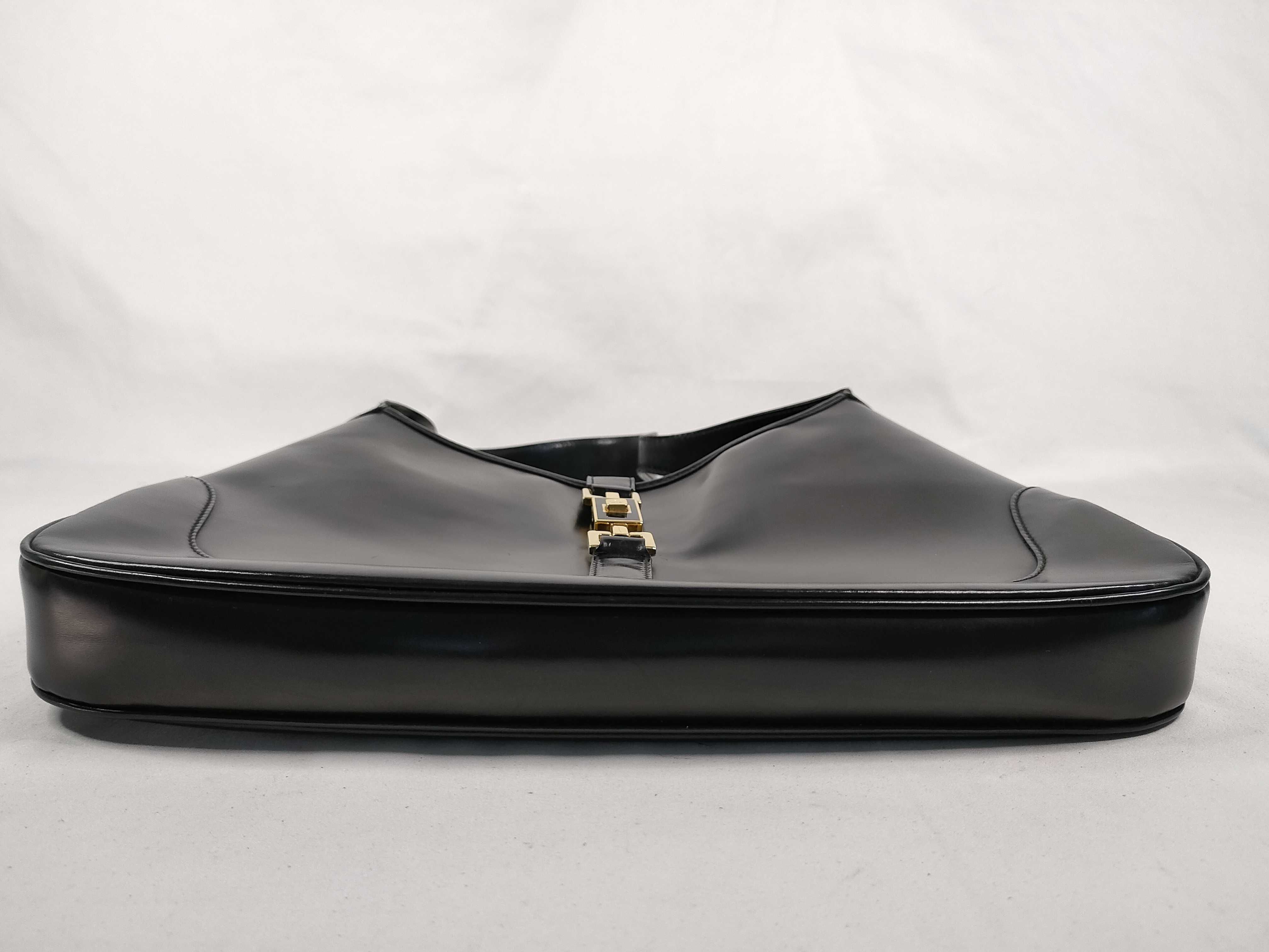 Jackie Leather Handbag, Black, 001 3306 — view 7