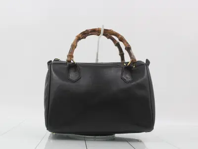 Bamboo Leather 2-Way Handbag