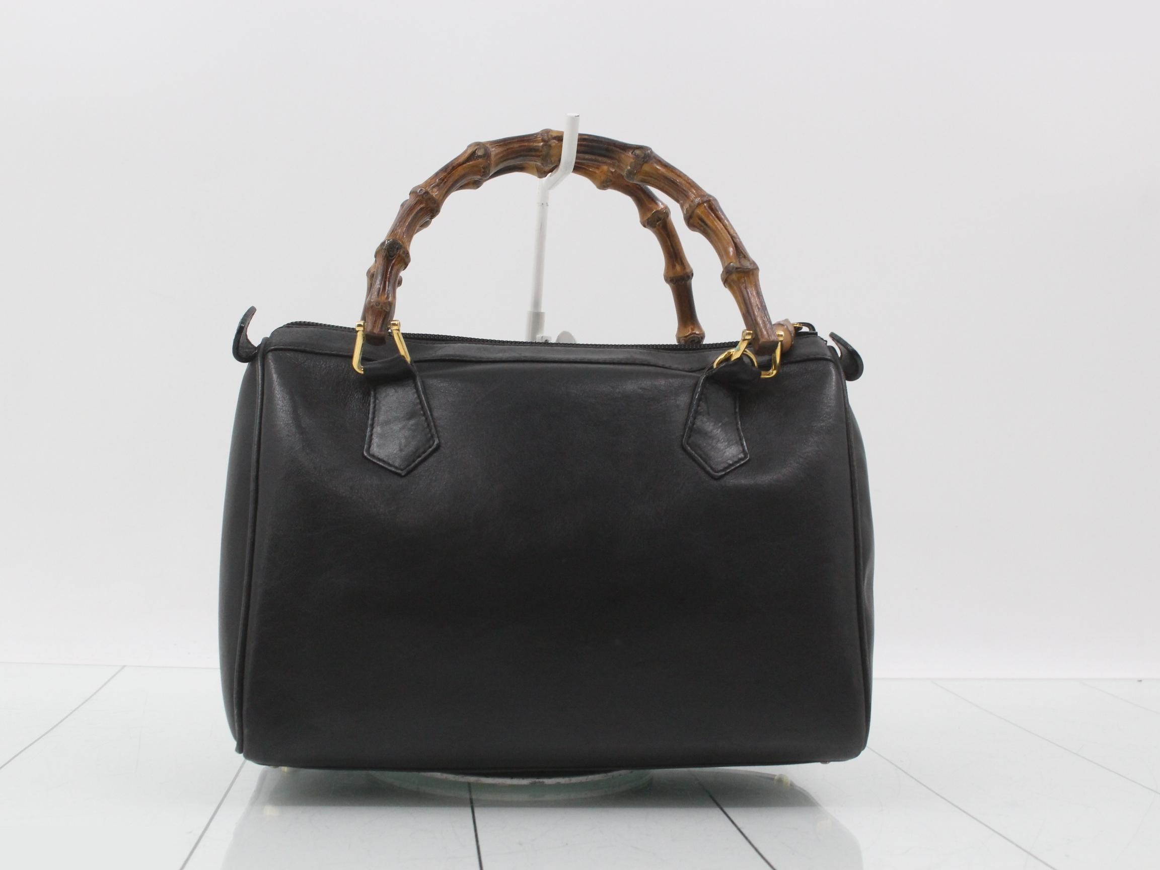 Bamboo Leather 2-Way Handbag — view 2
