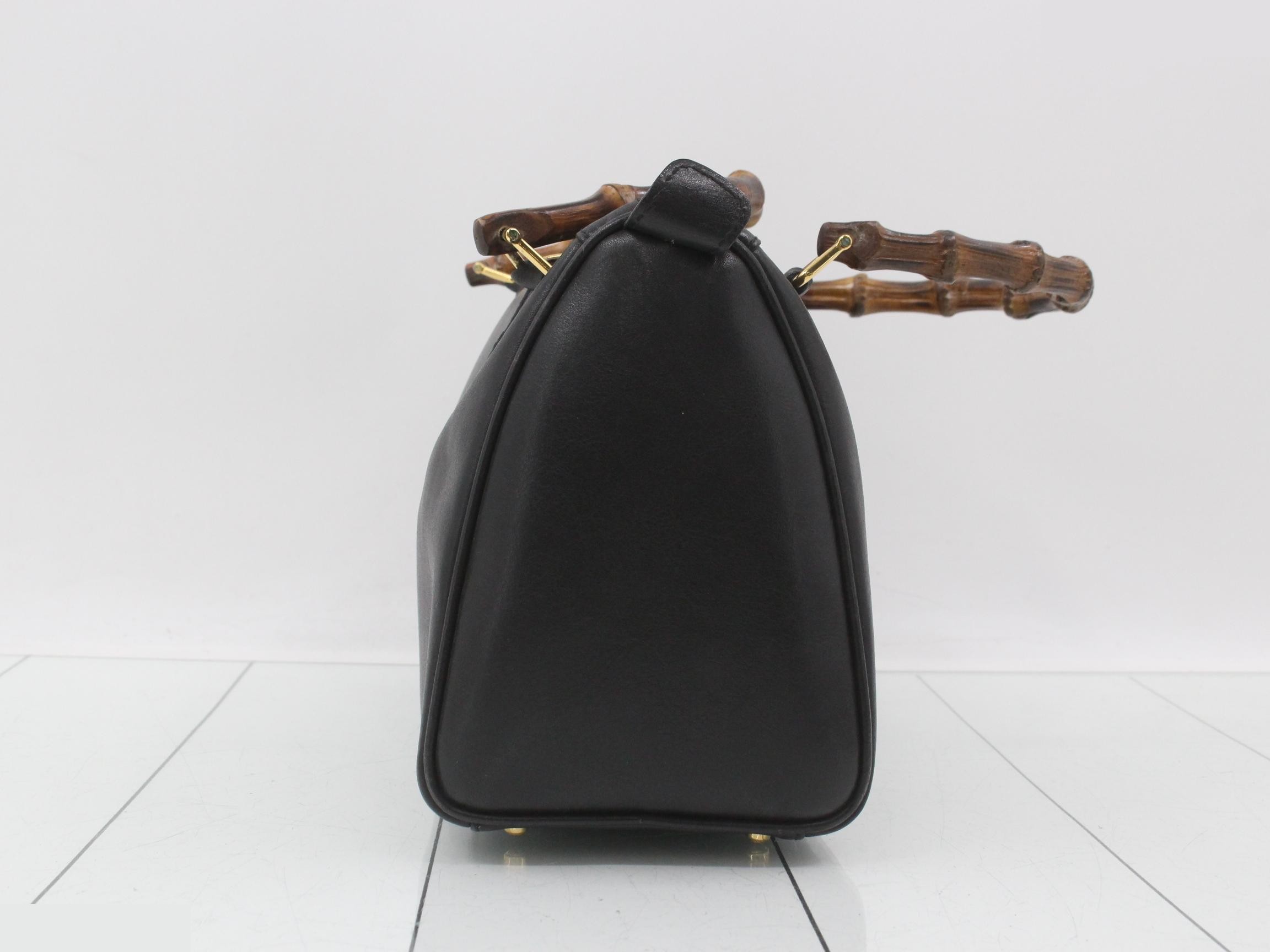 Bamboo Leather 2-Way Handbag — view 3