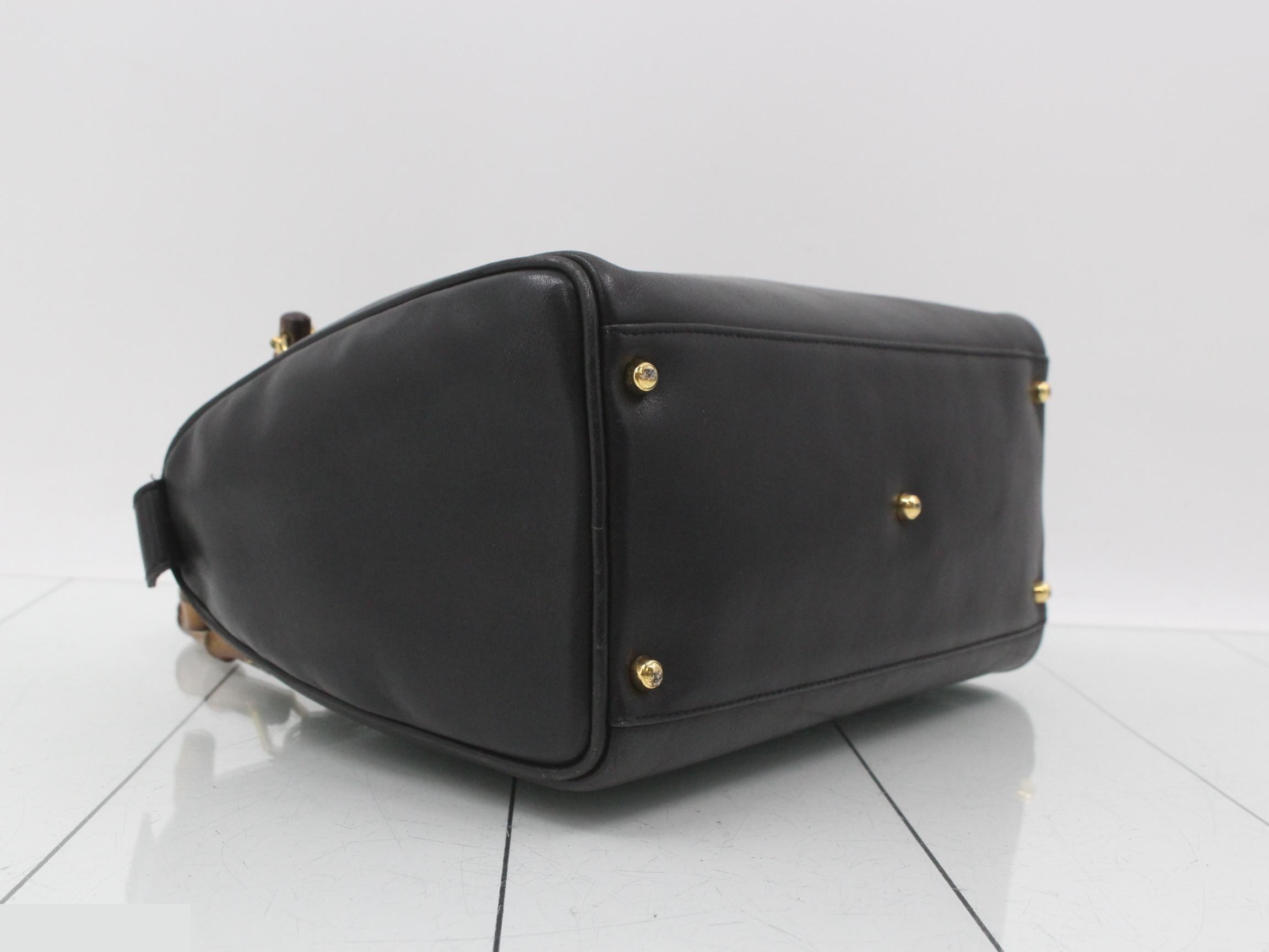 Bamboo Leather 2-Way Handbag — view 5