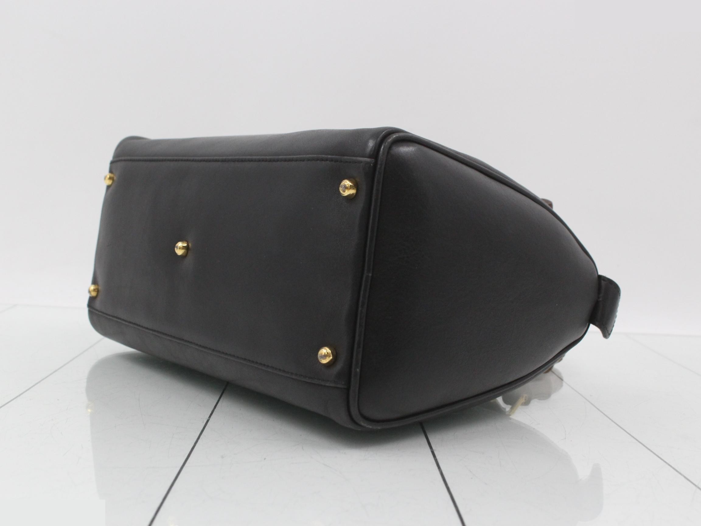 Bamboo Leather 2-Way Handbag — view 6