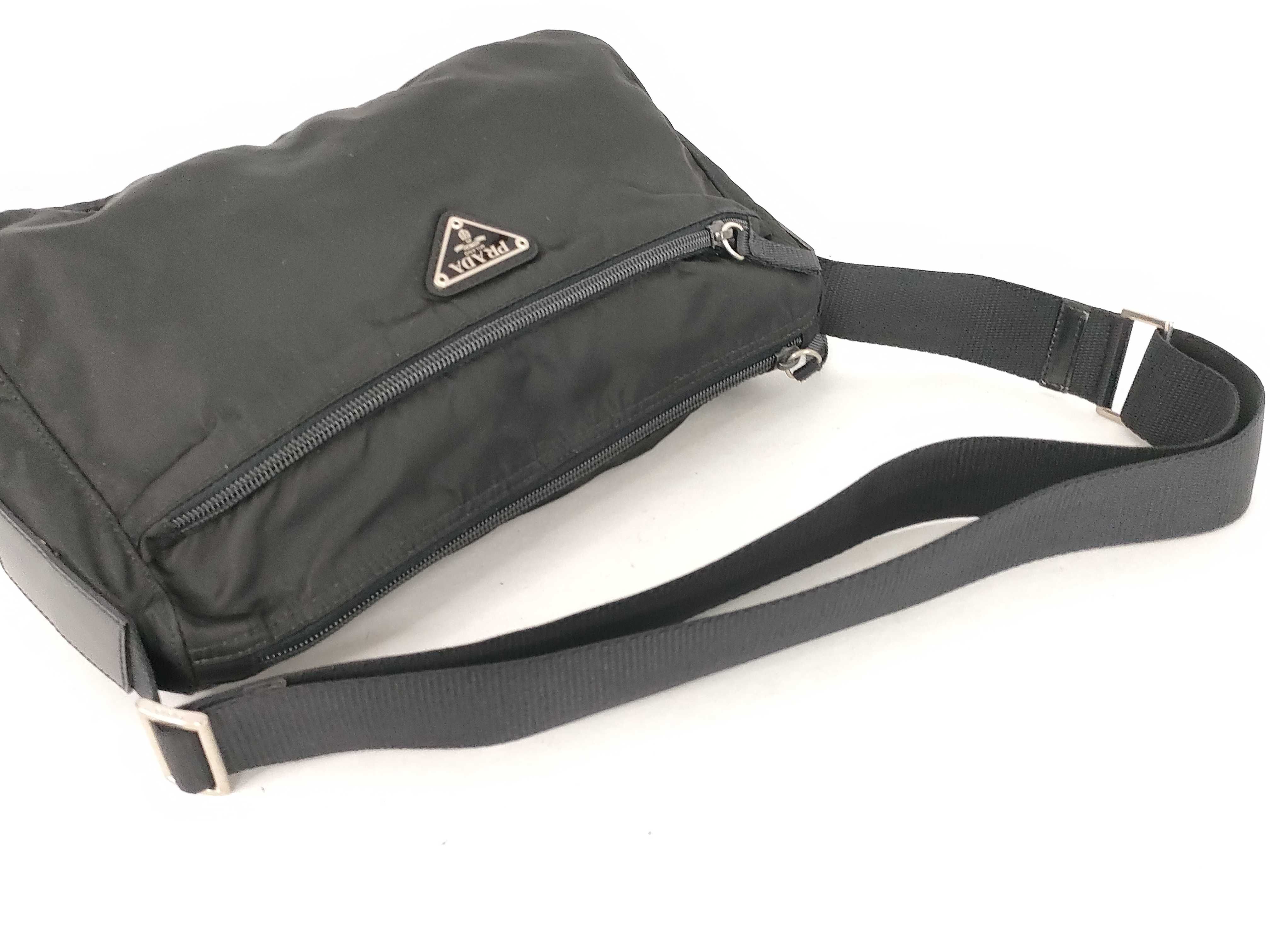 Shoulder Bag Nylon Triangle Logo — view 3