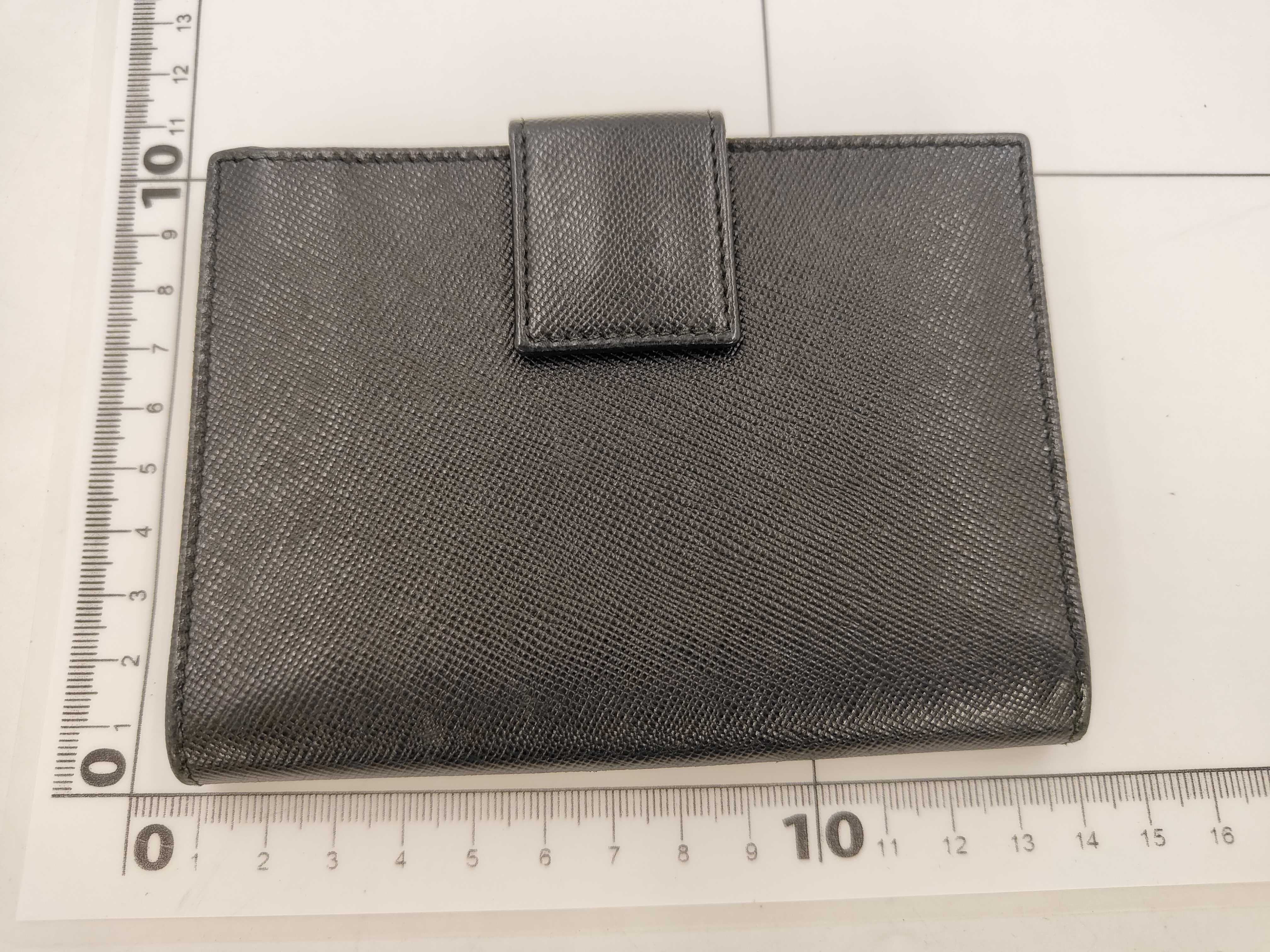 bi-fold wallet, Saffiano leather wallet — view 2