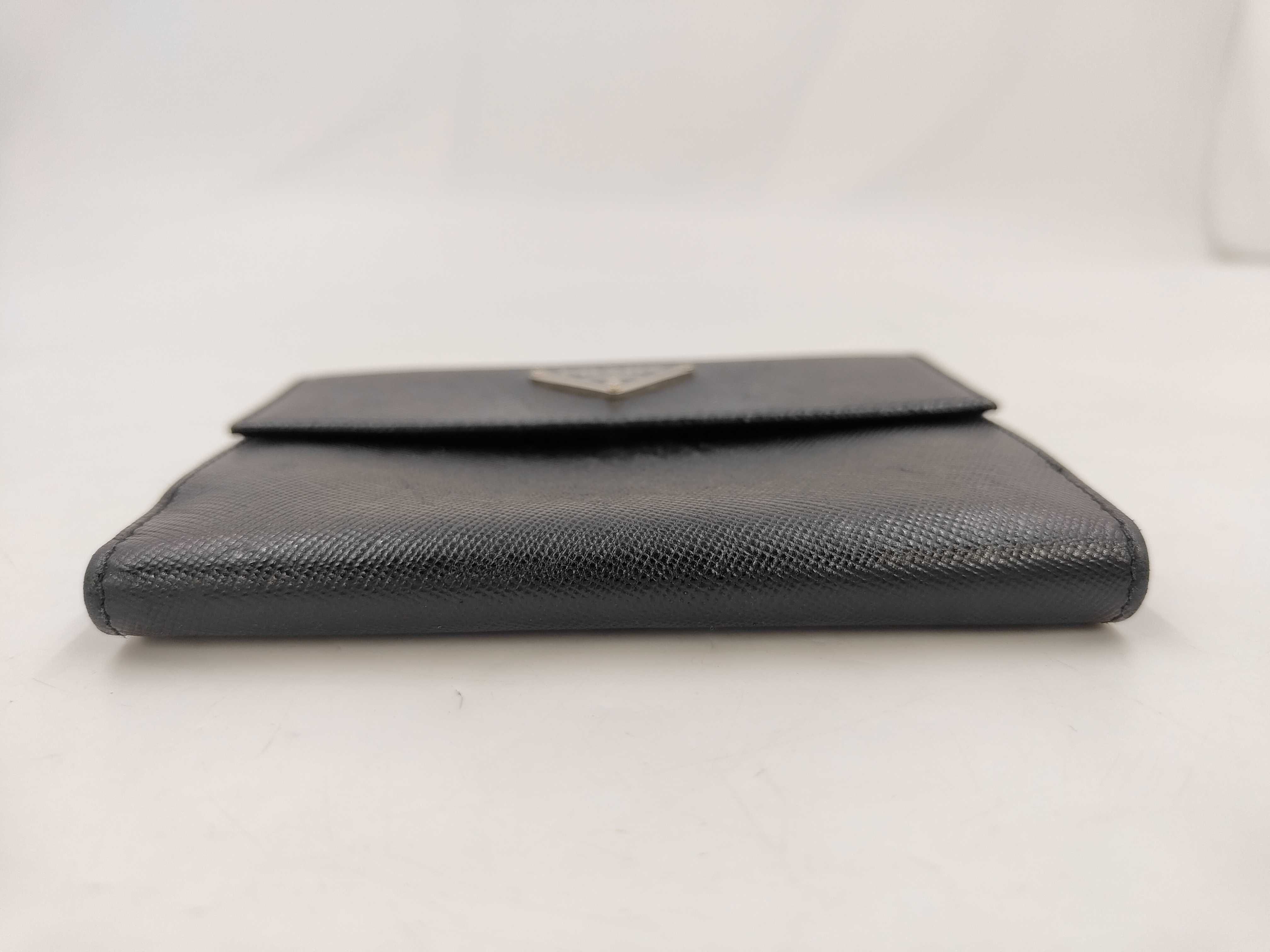 bi-fold wallet, Saffiano leather wallet — view 3