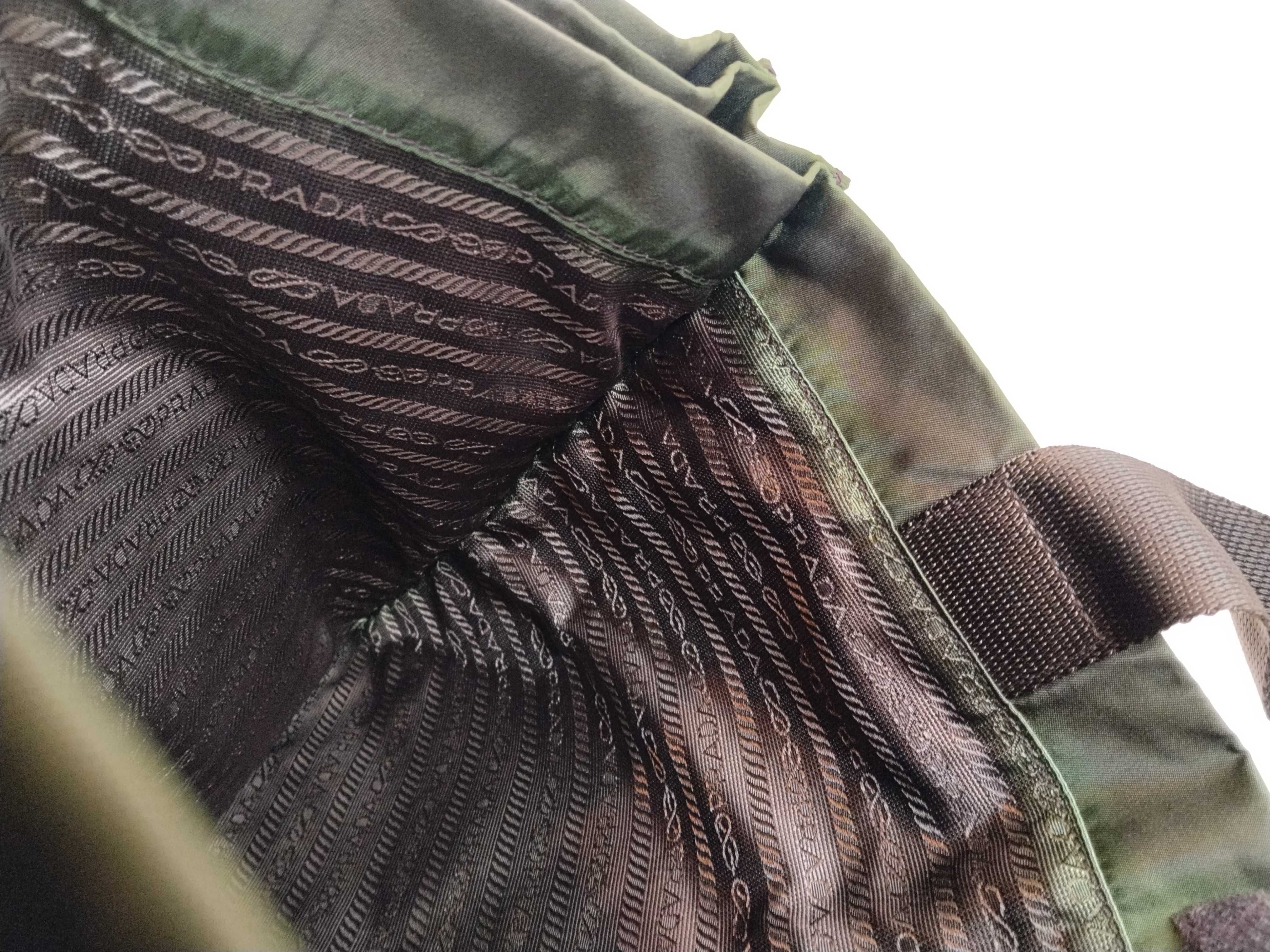 nylon tote bag, green tote bag — view 13