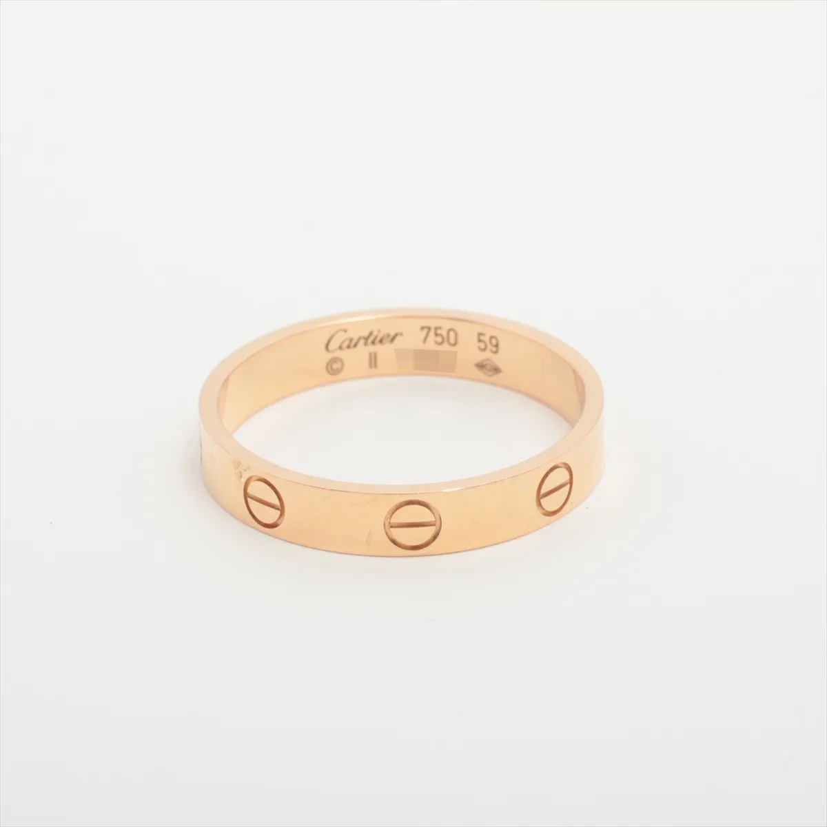 Mini Love Ring 750 (PG) 3.5g Size 59 Name II7699 — view 2