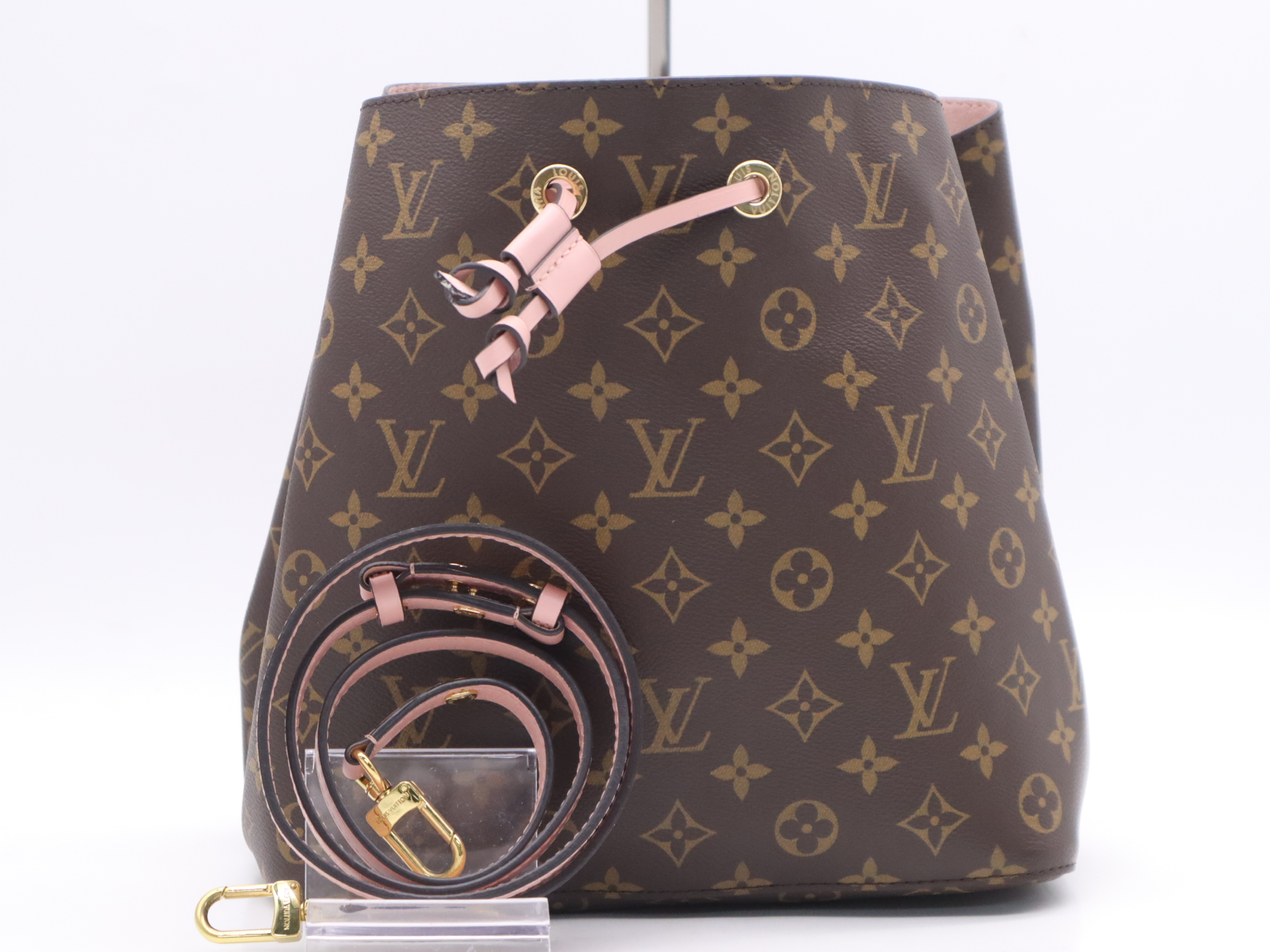 M44022 Monogram Neo Noe Poudre Shoulder Bag with Shoulder Strap (RFID Detected)