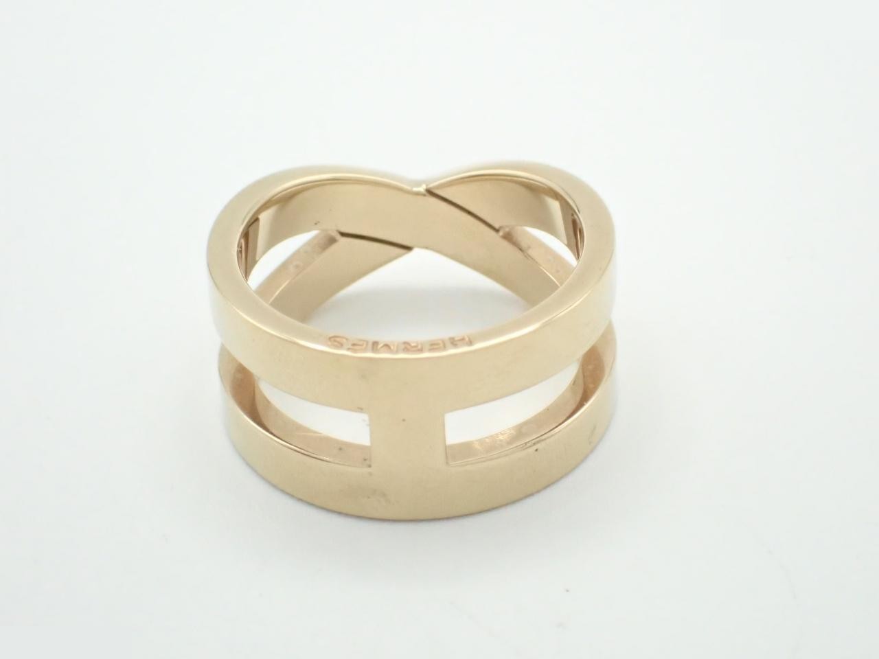 Ruban Scarf Ring Gold — view 2