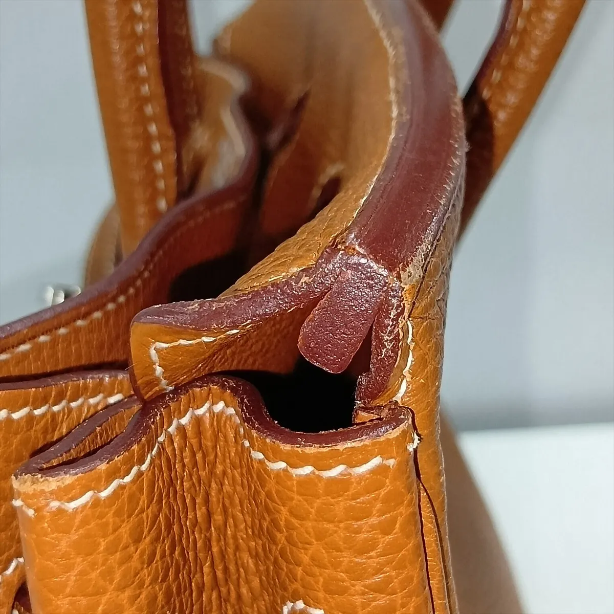[Individually packaged] Hermes Birkin 25 Letournée Togo Gold Silver Hardware I: 2005 — view 13