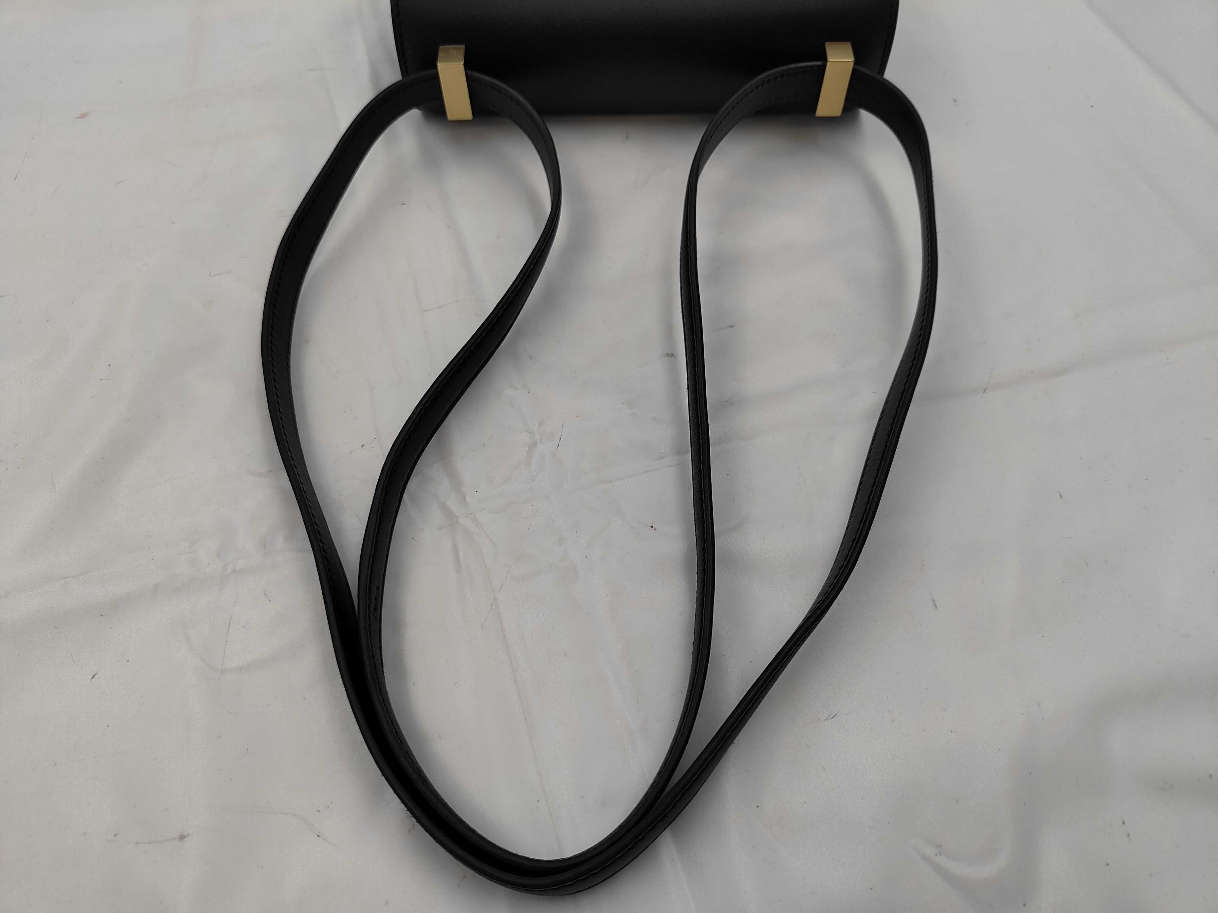 Mosaic Box Calf Black D Stamp GD Shoulder Bag — view 3