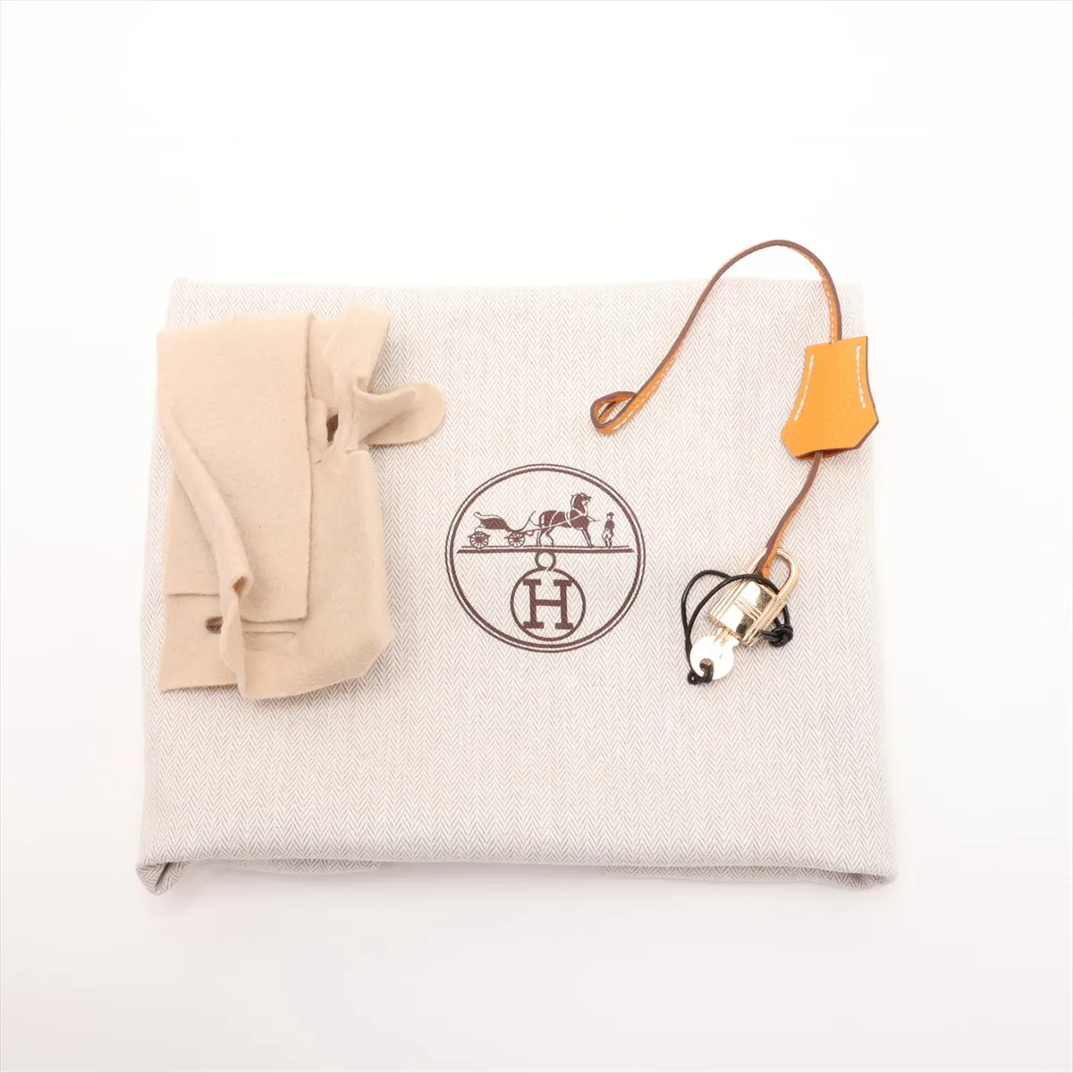 [Individually packaged] Hermes Birkin 30 Letournée Togo Mustard Gold Hardware P:2012 — view 11