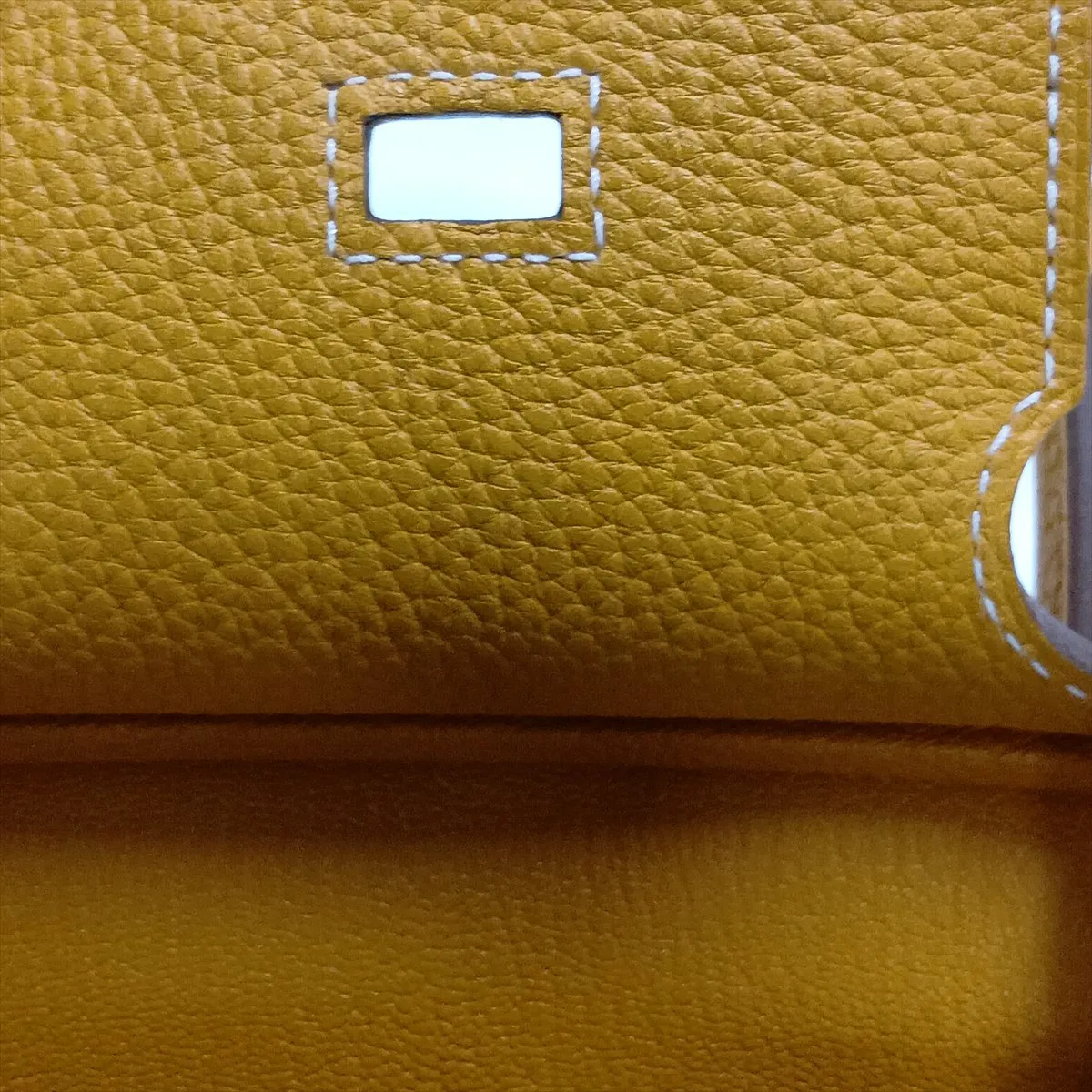 [Individually packaged] Hermes Birkin 30 Letournée Togo Mustard Gold Hardware P:2012 — view 13