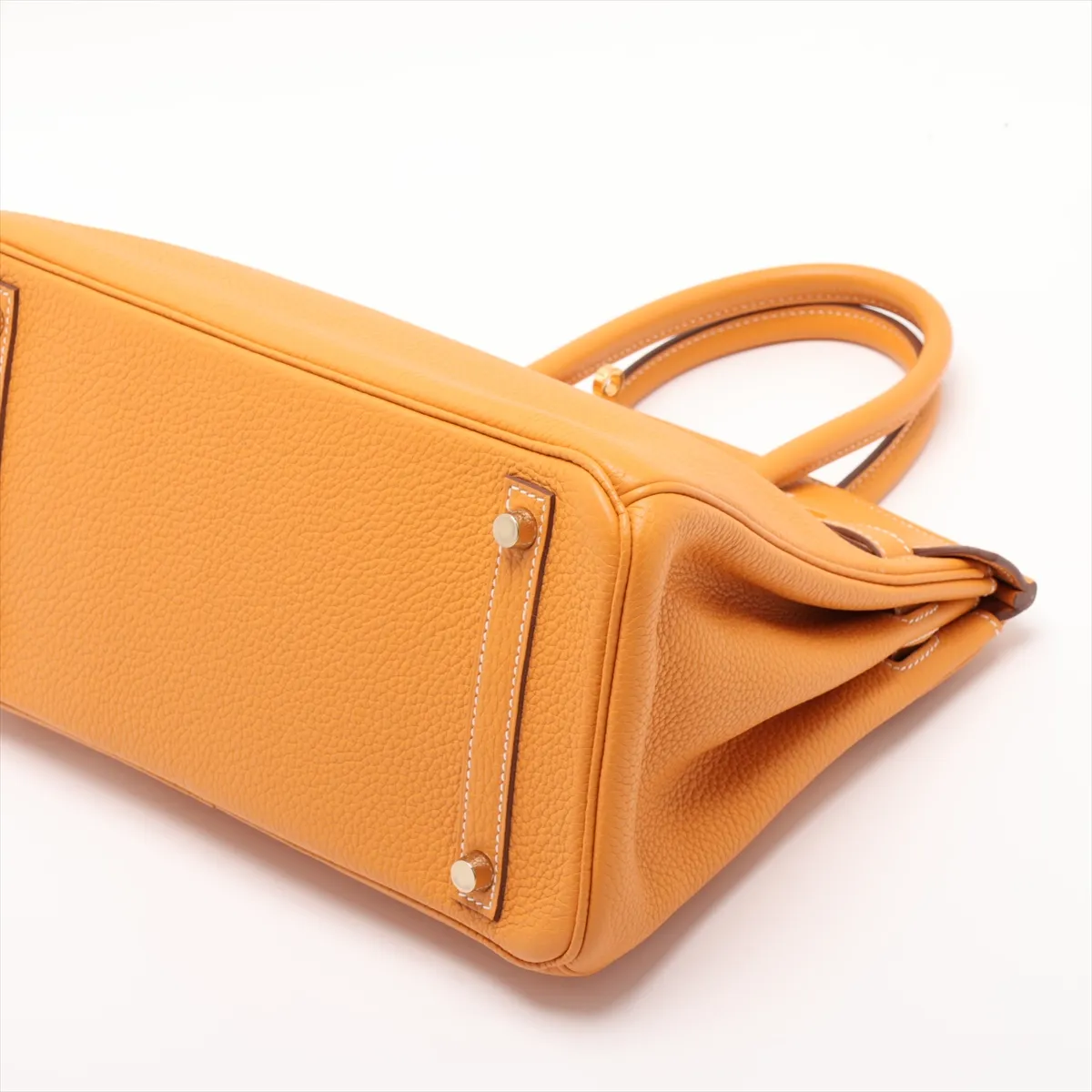 [Individually packaged] Hermes Birkin 30 Letournée Togo Mustard Gold Hardware P:2012 — view 3