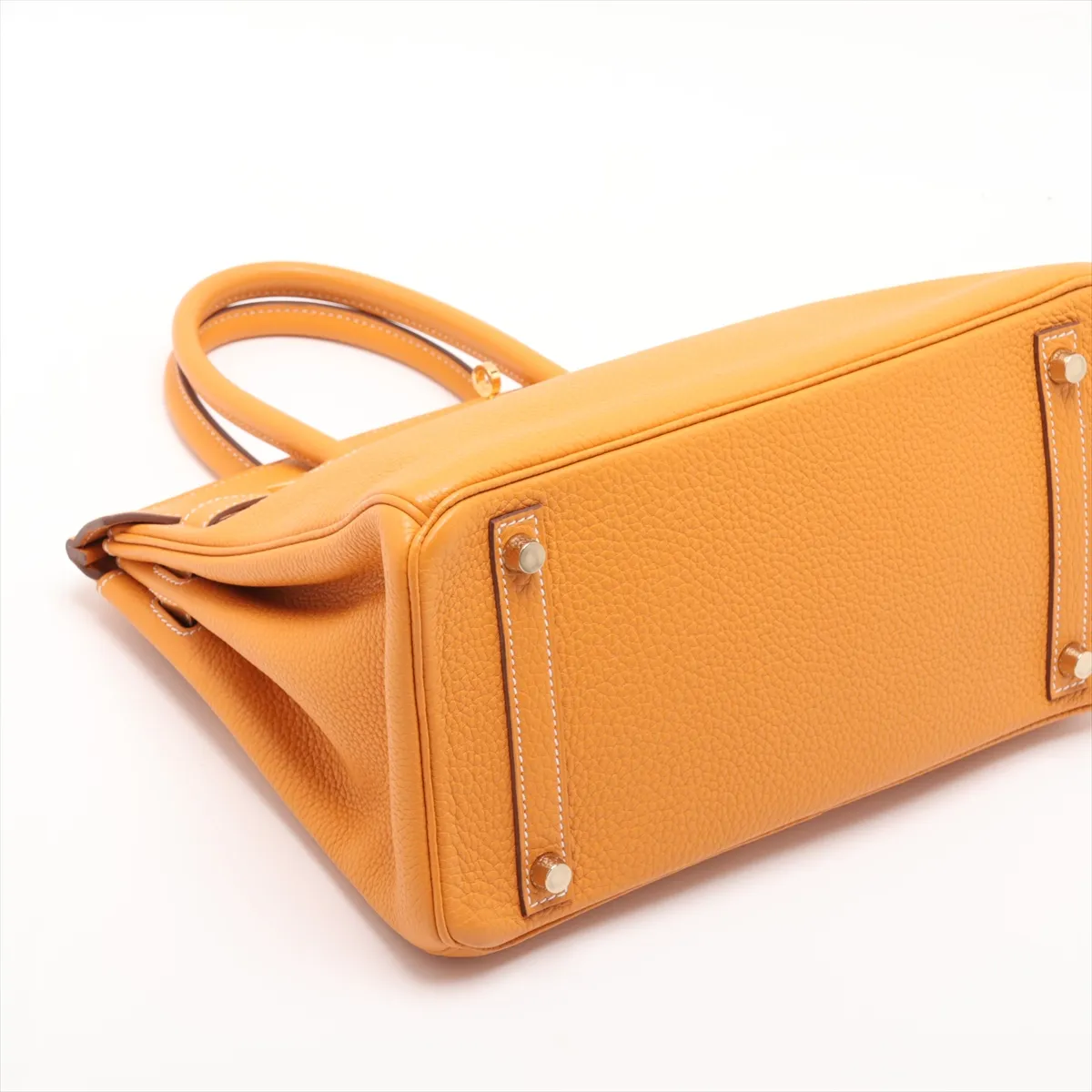 [Individually packaged] Hermes Birkin 30 Letournée Togo Mustard Gold Hardware P:2012 — view 4