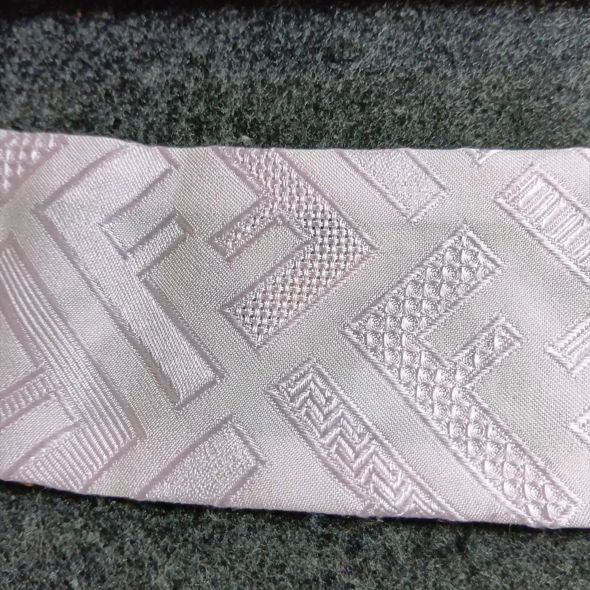 FXT011 Scarf, Silk, Pink. Shows wear, — view 6