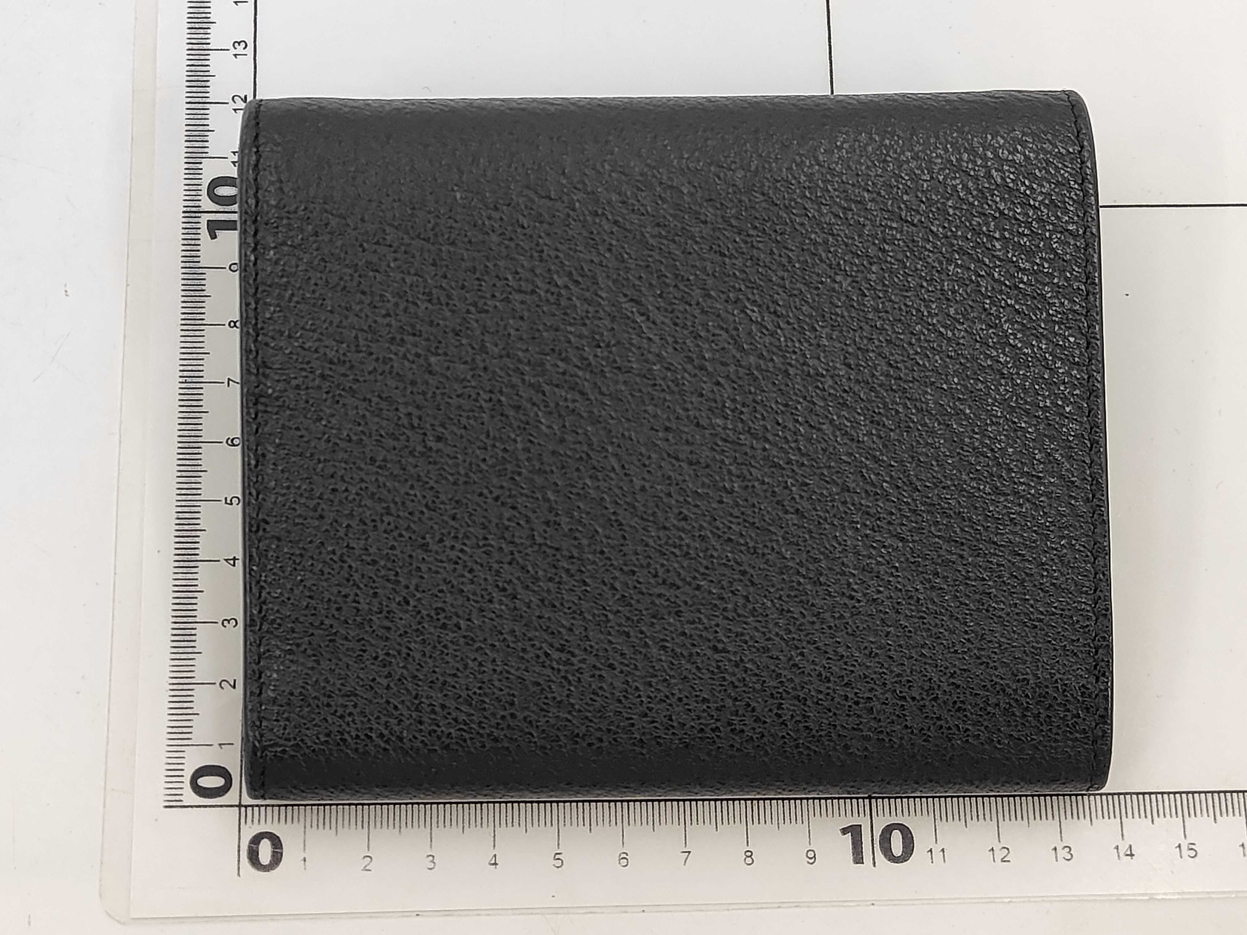 Horsebit Compact Wallet Tri-fold Wallet Black — view 2