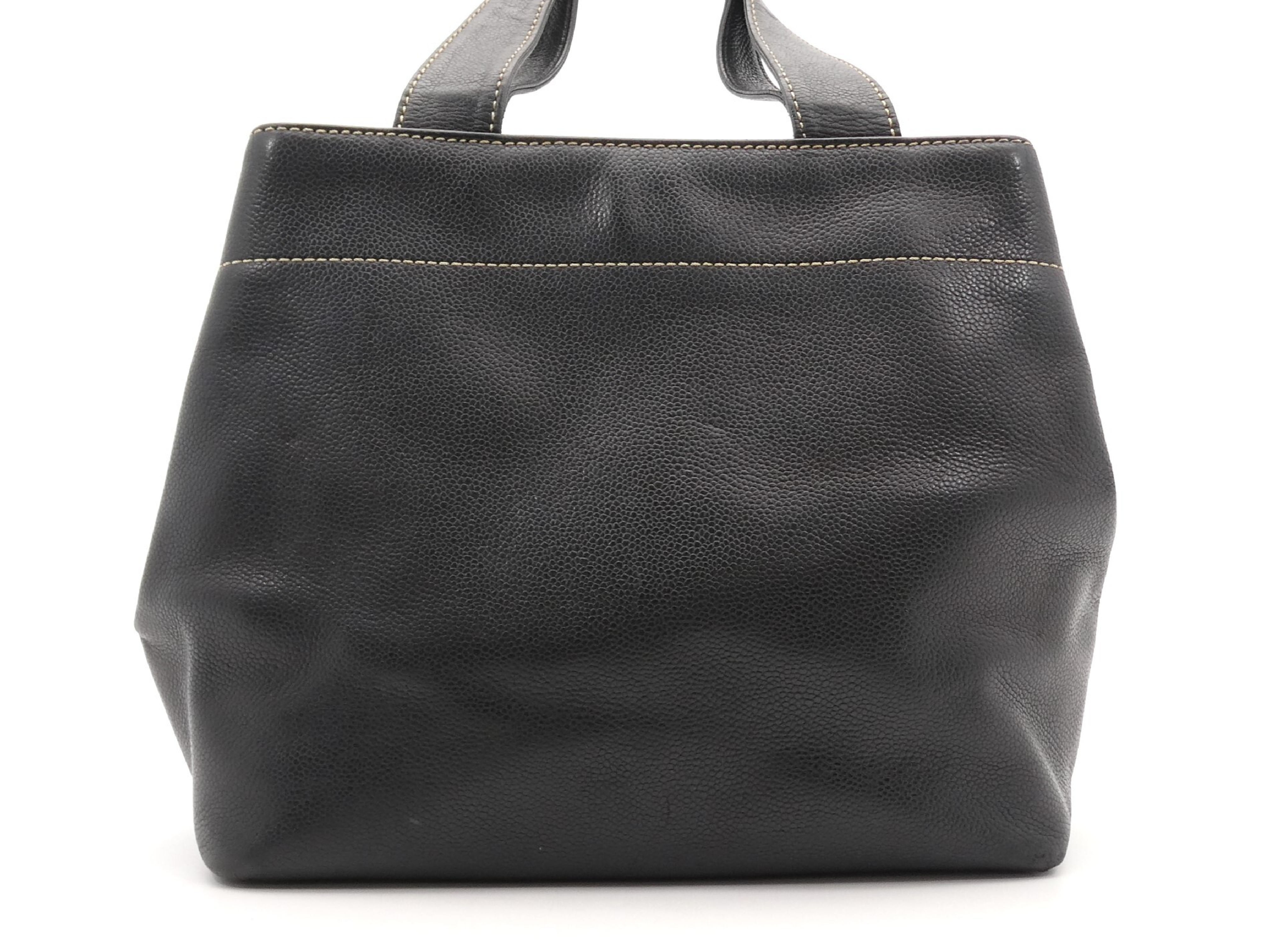 Caviar Skin Coco Mark Turnlock 2-Way Handbag — view 2