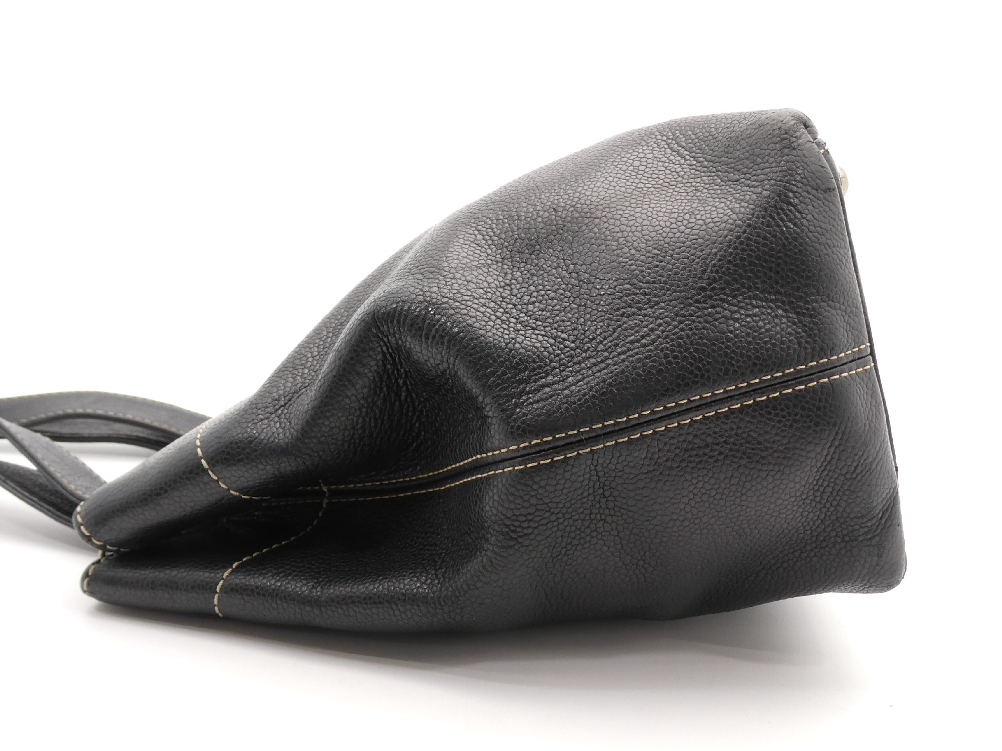 Caviar Skin Coco Mark Turnlock 2-Way Handbag — view 3