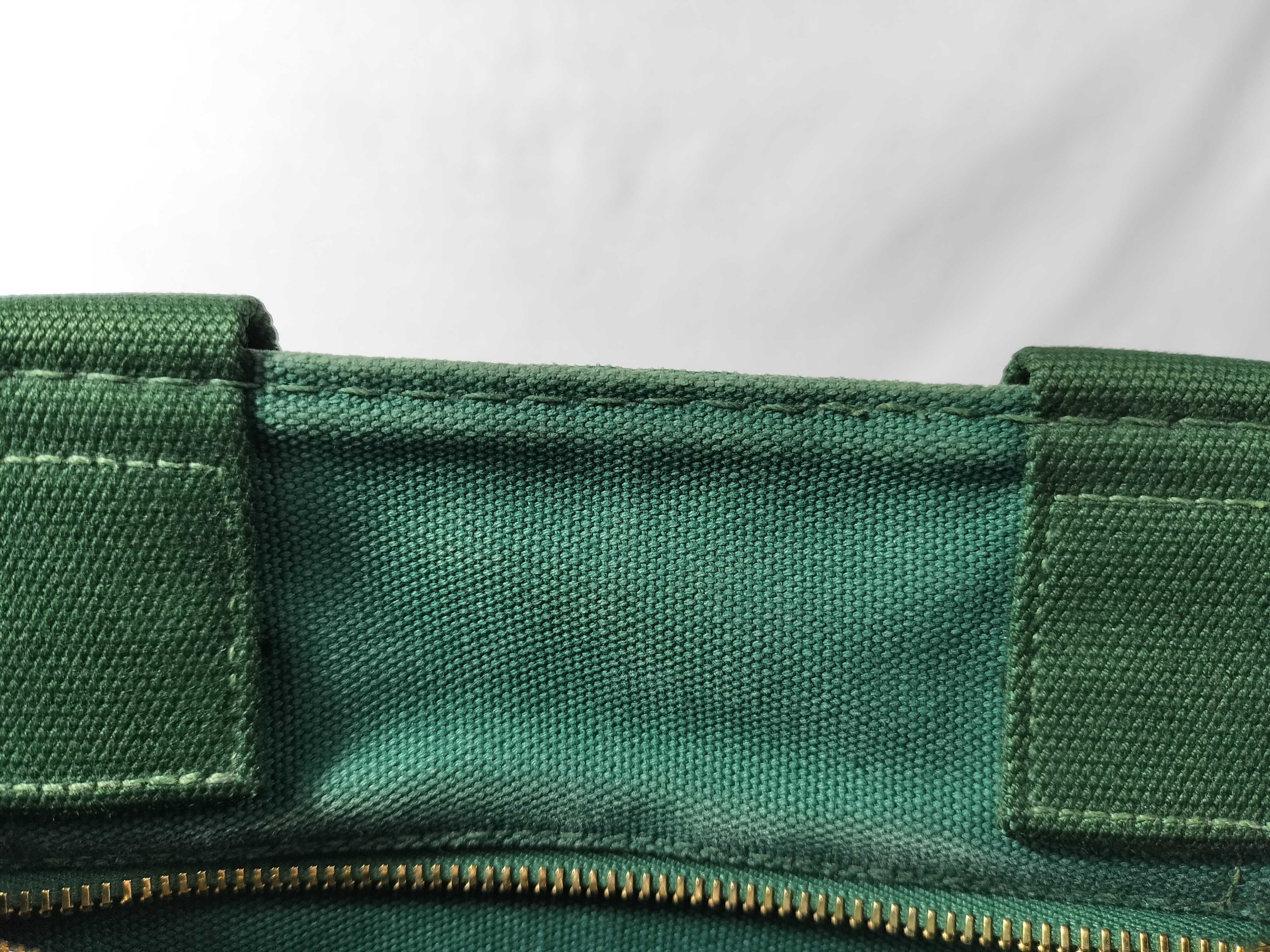 Canapa Tote Bag, 2-way, with green strap. — view 11