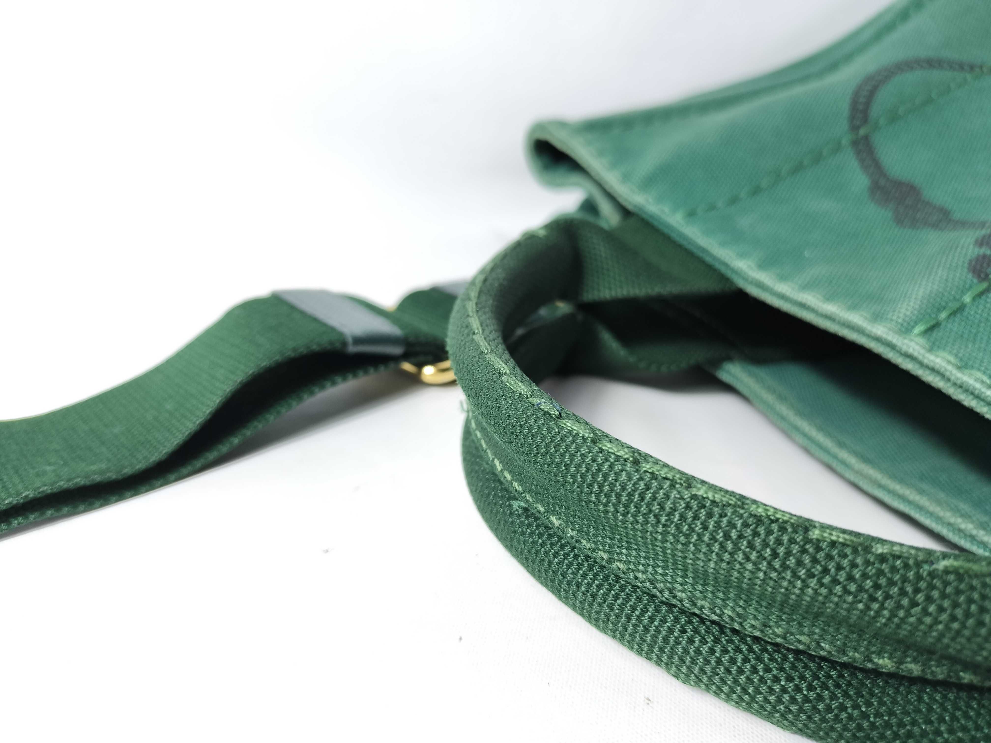 Canapa Tote Bag, 2-way, with green strap. — view 4