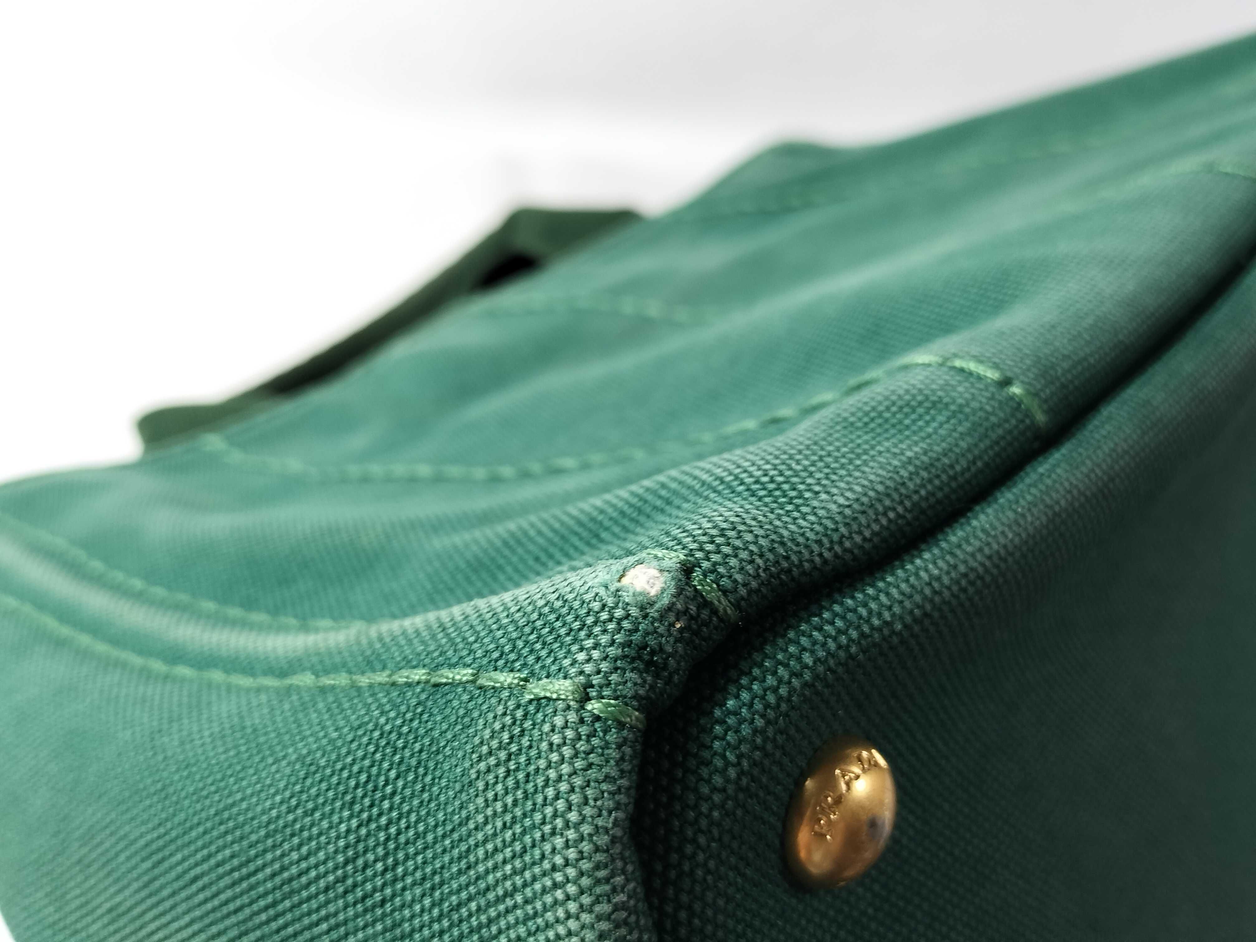 Canapa Tote Bag, 2-way, with green strap. — view 5