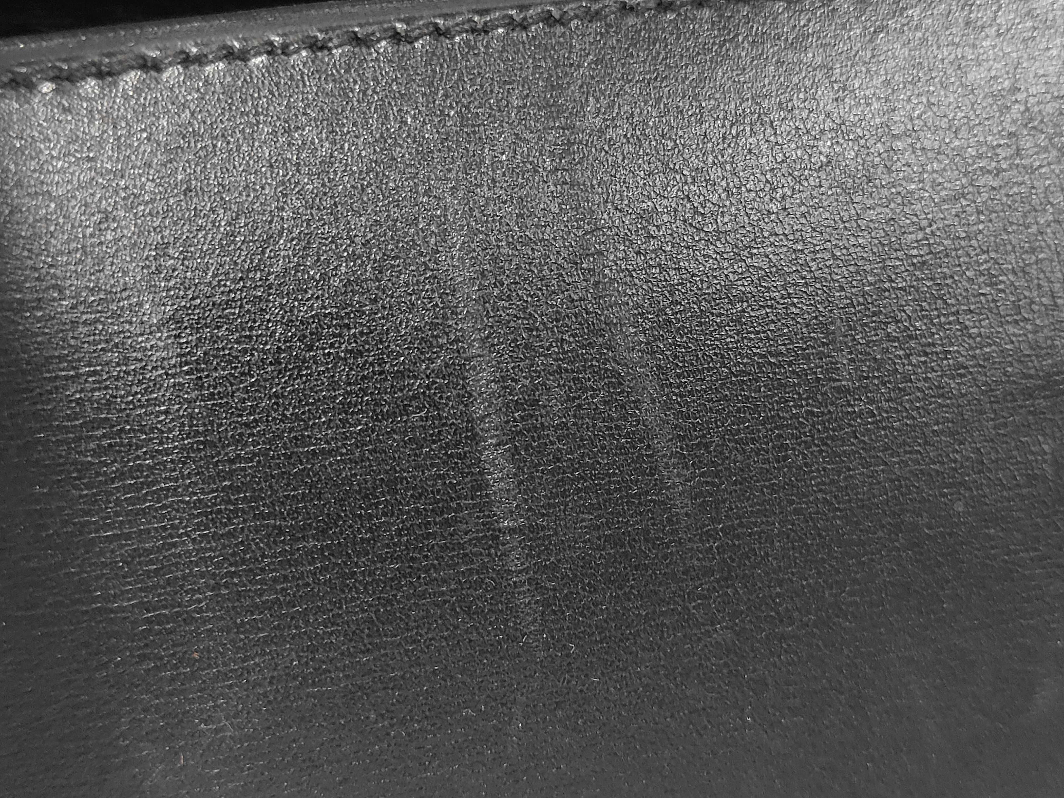 Kelly 32 Box Calf Black Gold Hardware C Stamp Handbag — view 12
