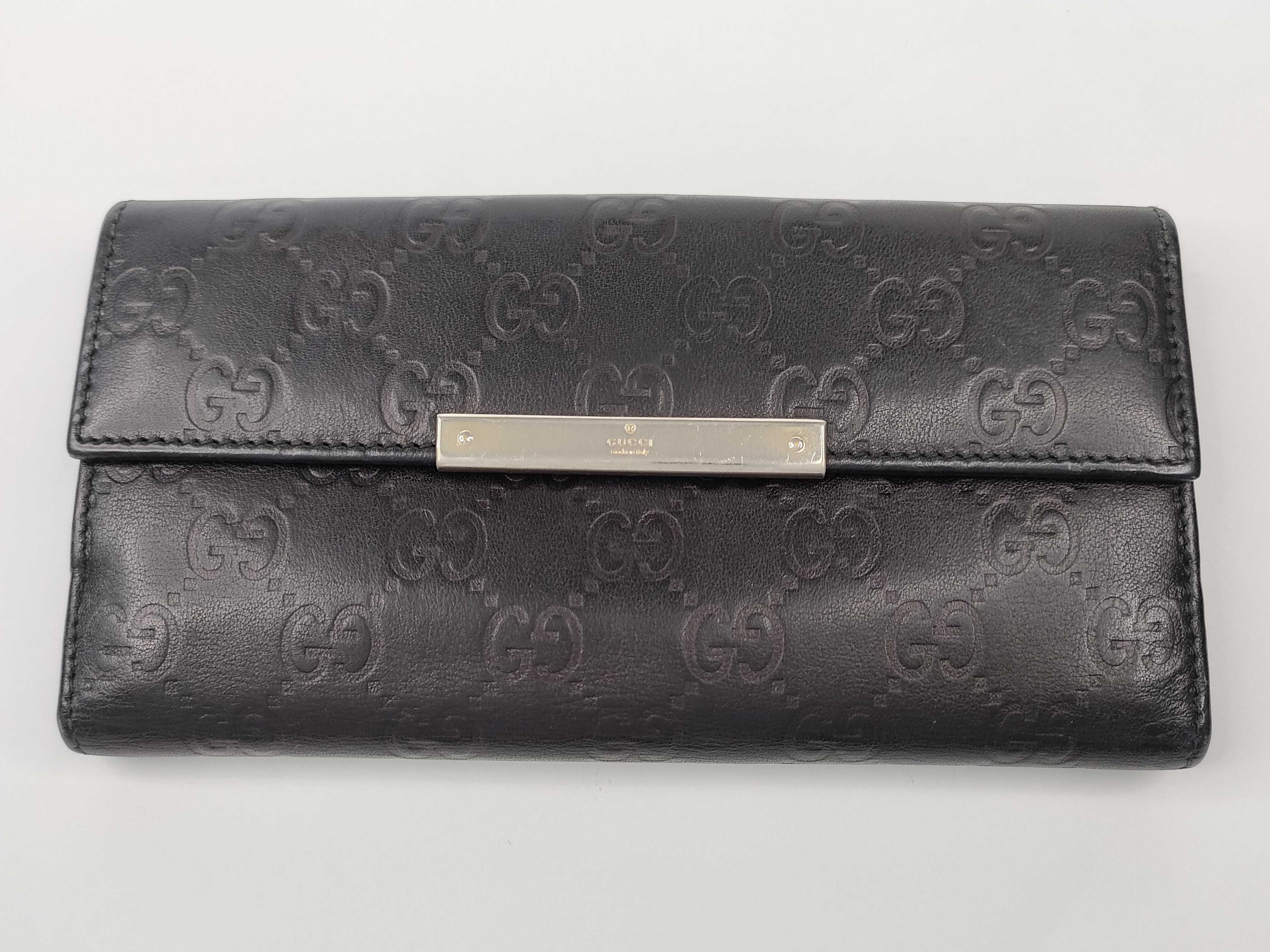 Guccissima Gucci Wallet, Black Wallet