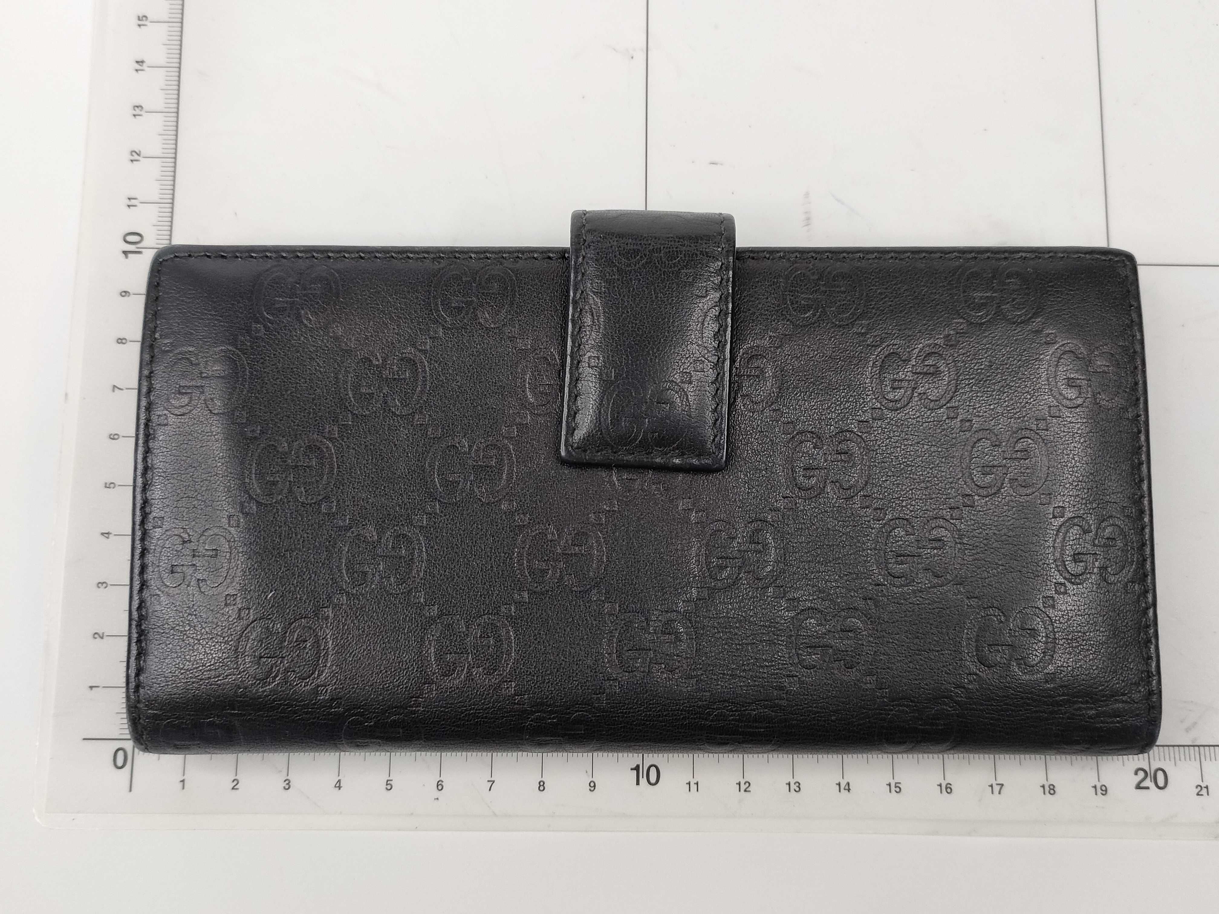 Guccissima Gucci Wallet, Black Wallet — view 2