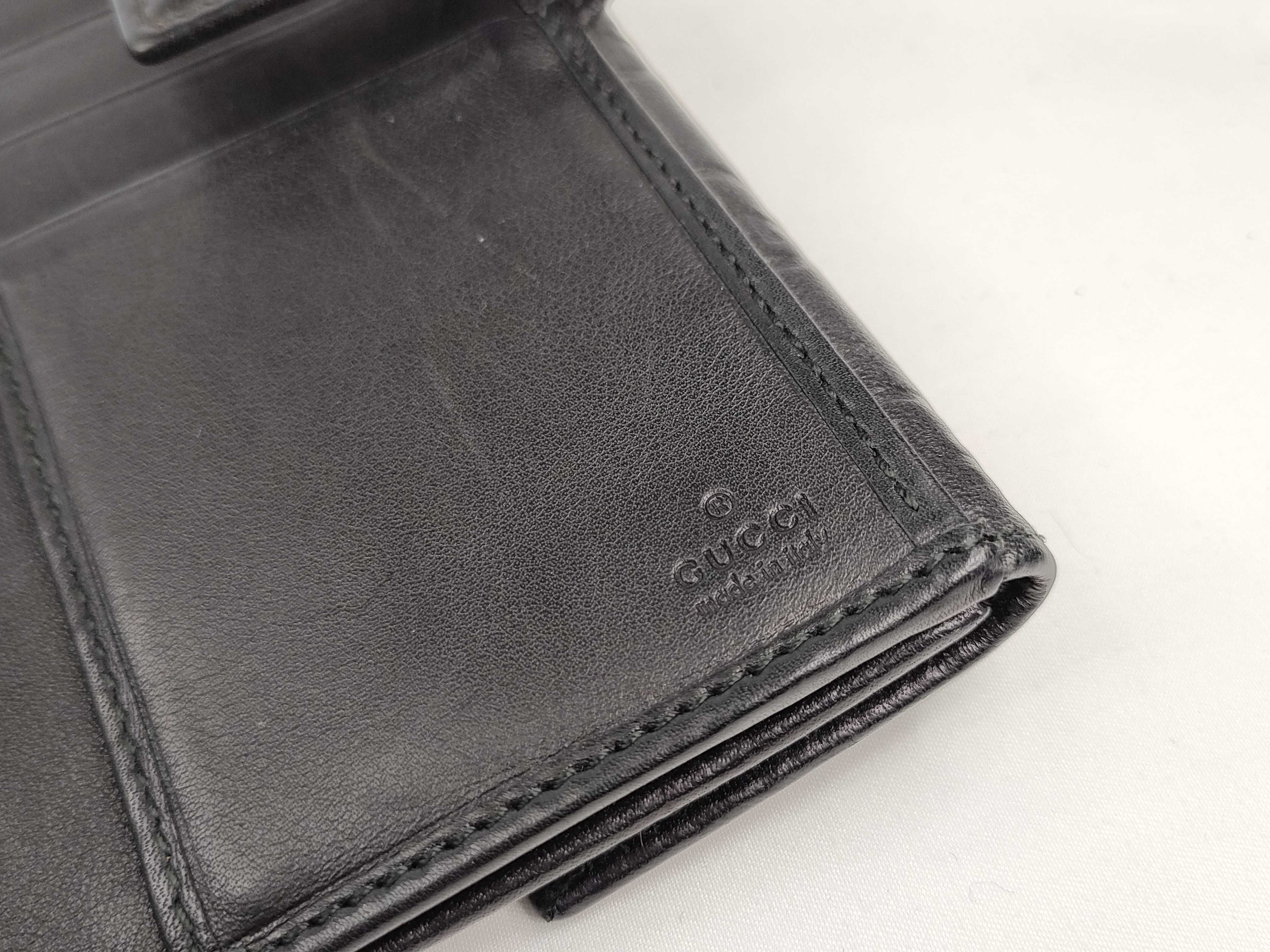 Guccissima Gucci Wallet, Black Wallet — view 12