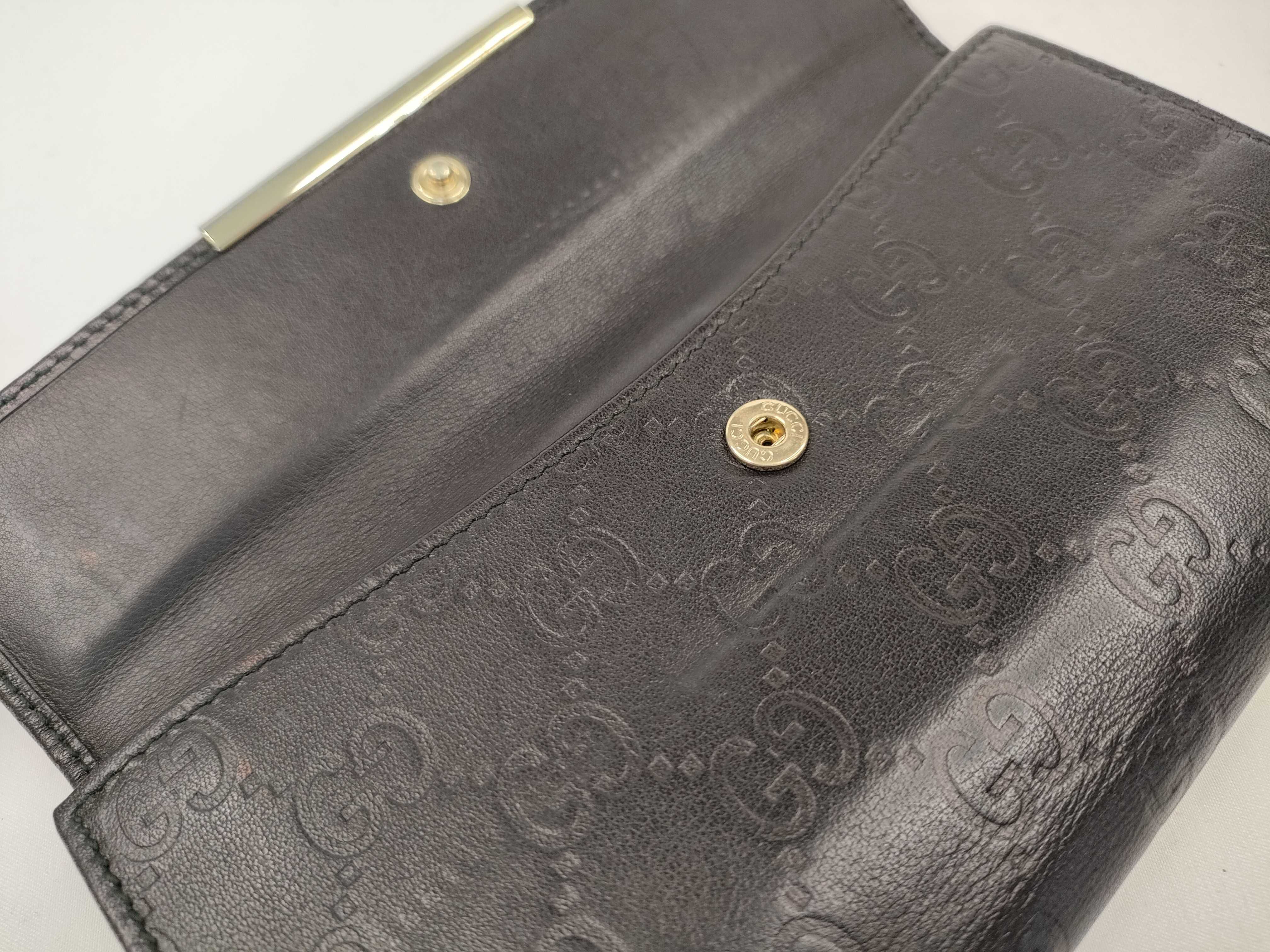 Guccissima Gucci Wallet, Black Wallet — view 14