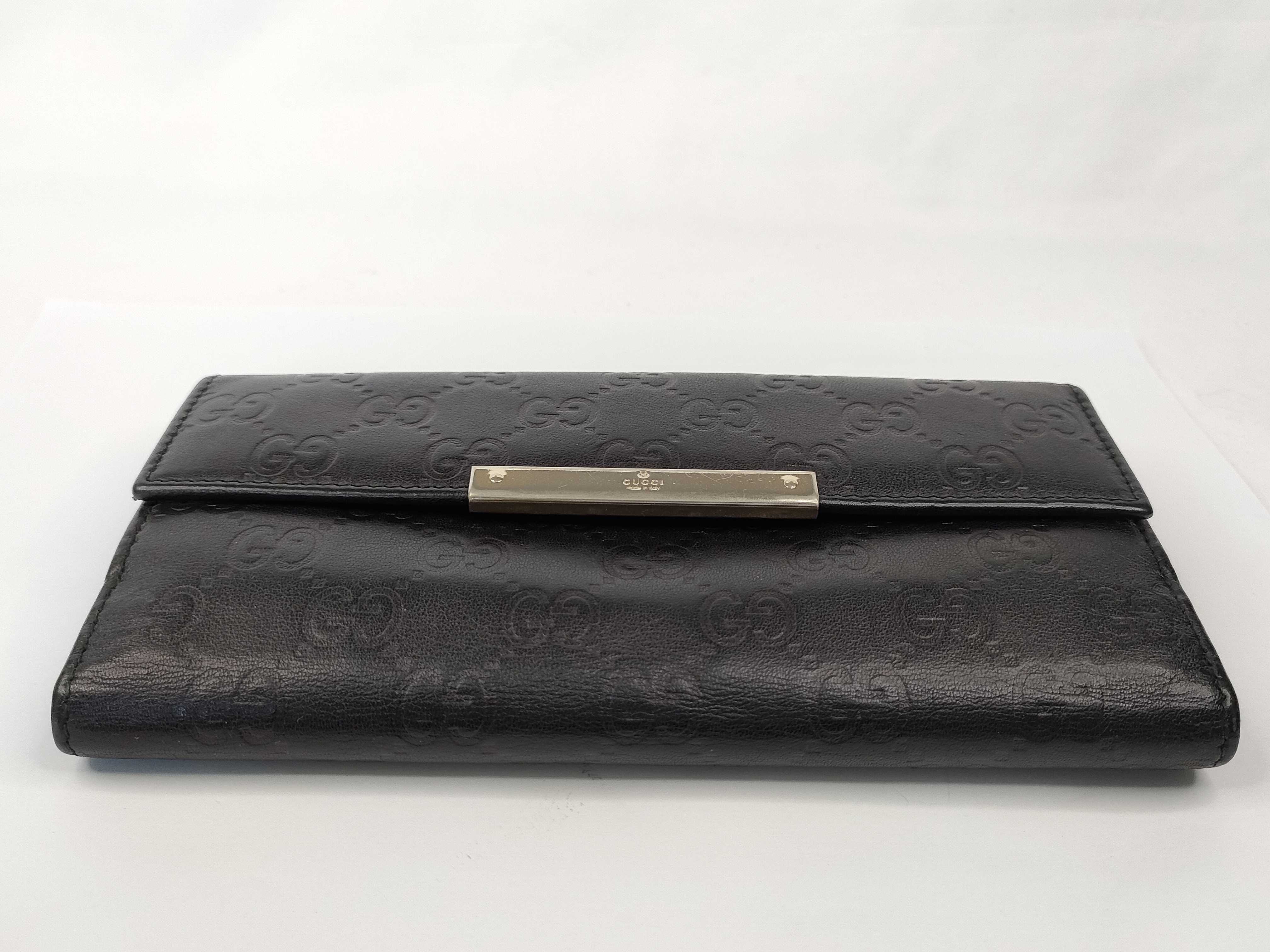 Guccissima Gucci Wallet, Black Wallet — view 4