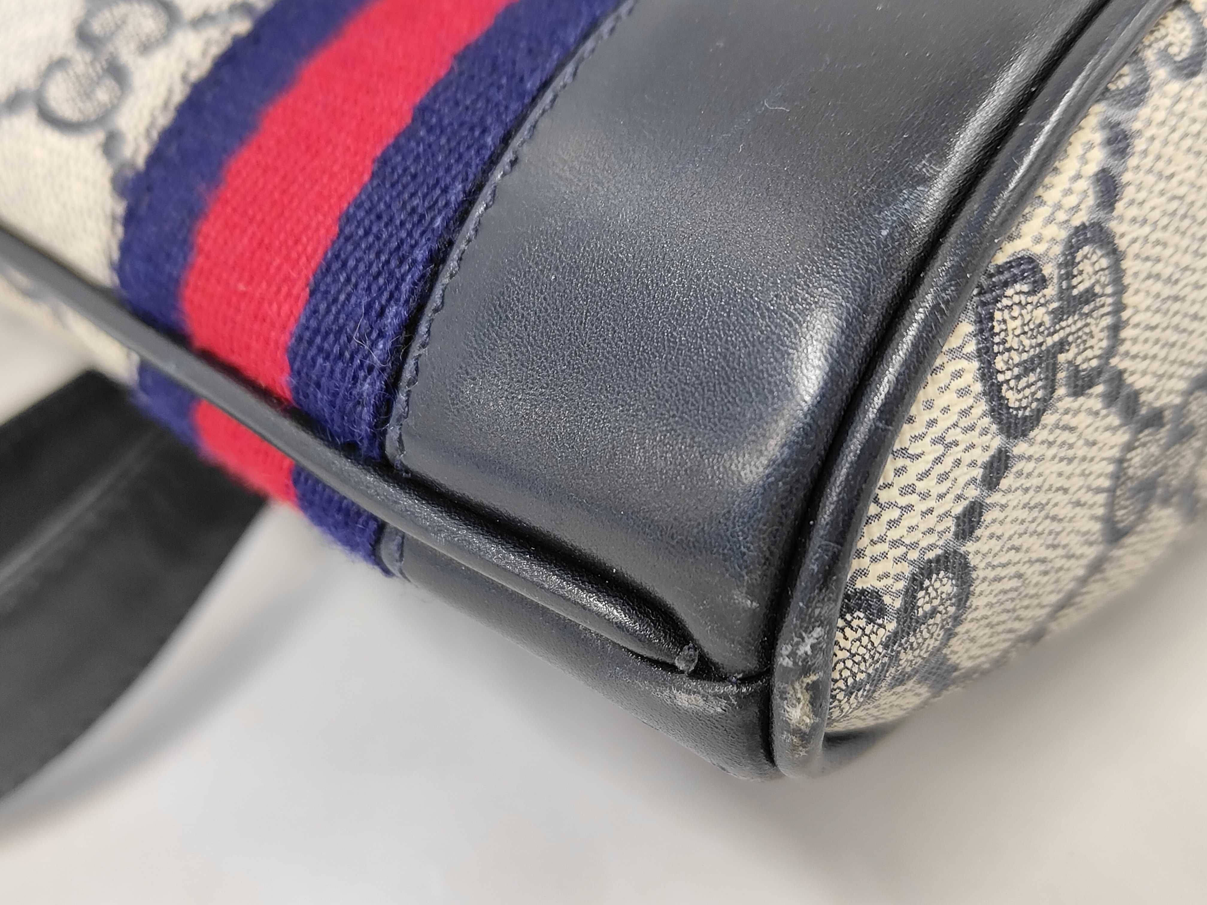 Old Vintage Sherry Line GG Supreme Shoulder Bag — view 4