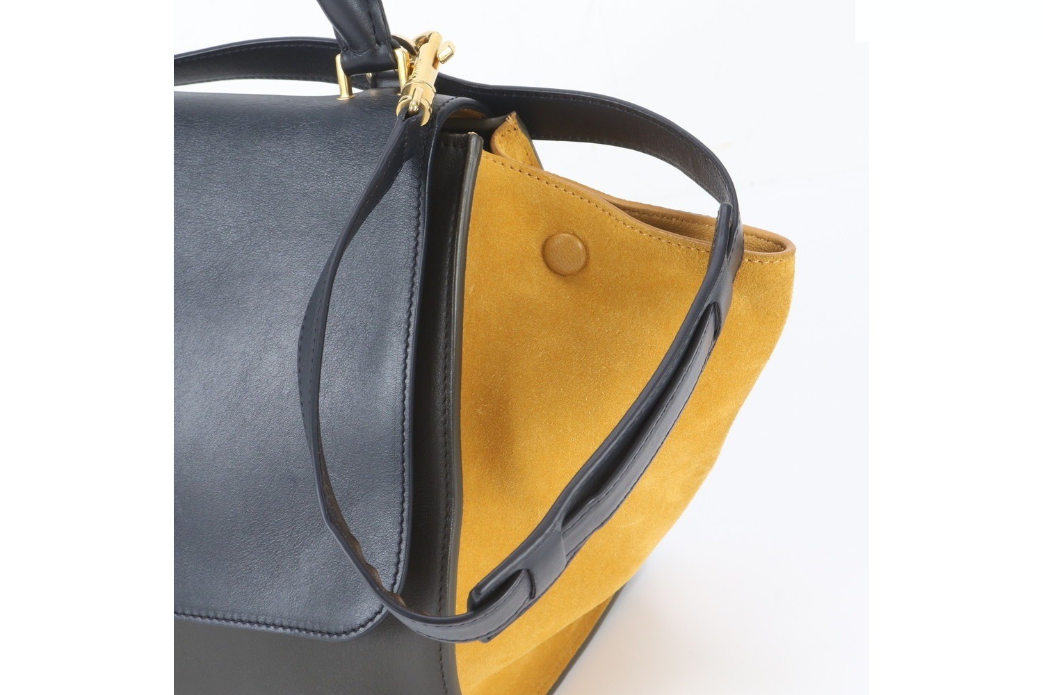 Trapeze Small Leather 2-Way Shoulder Bag — view 3
