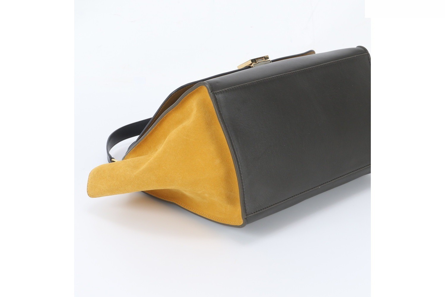 Trapeze Small Leather 2-Way Shoulder Bag — view 6